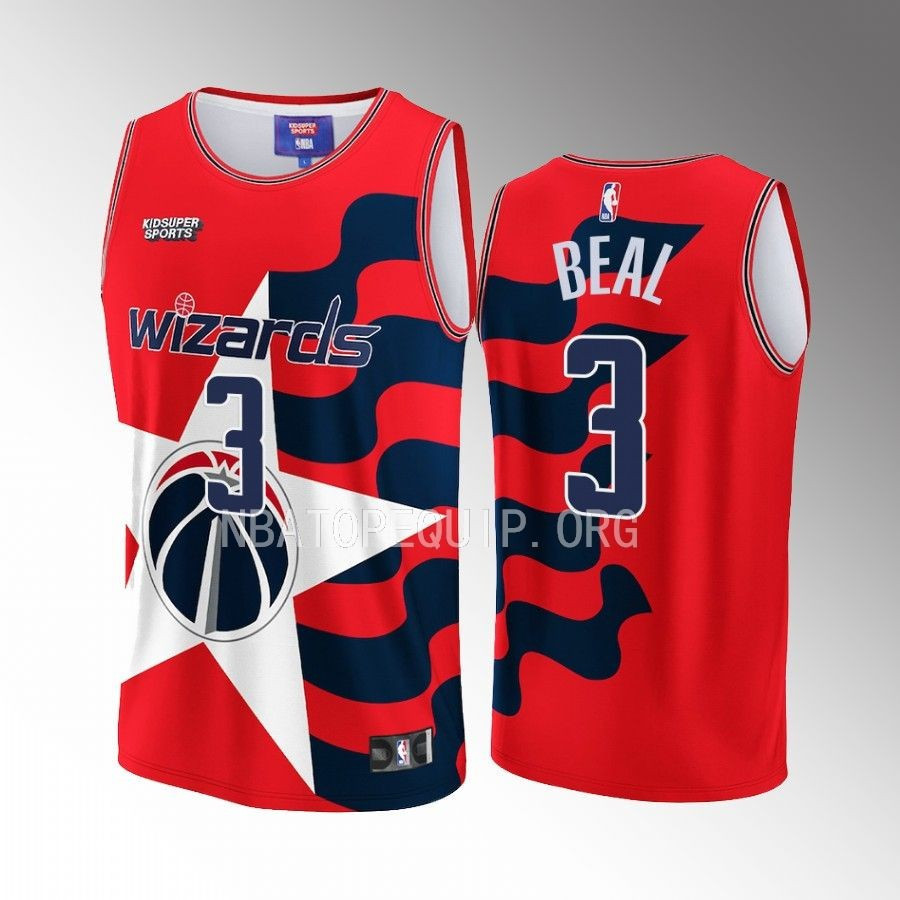 Bradley Beal 3 Washington Wizards KidSuper Studio Unisex Hometown NBA Jersey Unisex