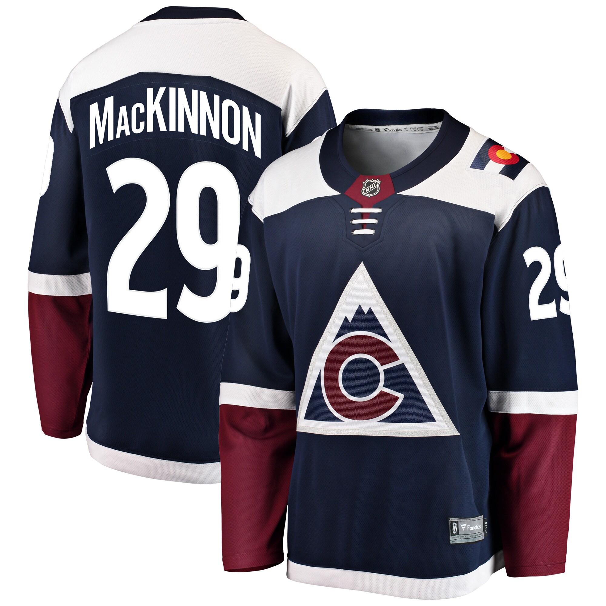 Colorado Avalanche Nathan MacKinnon Navy Alternate Breakaway Player NHL Jersey Men's