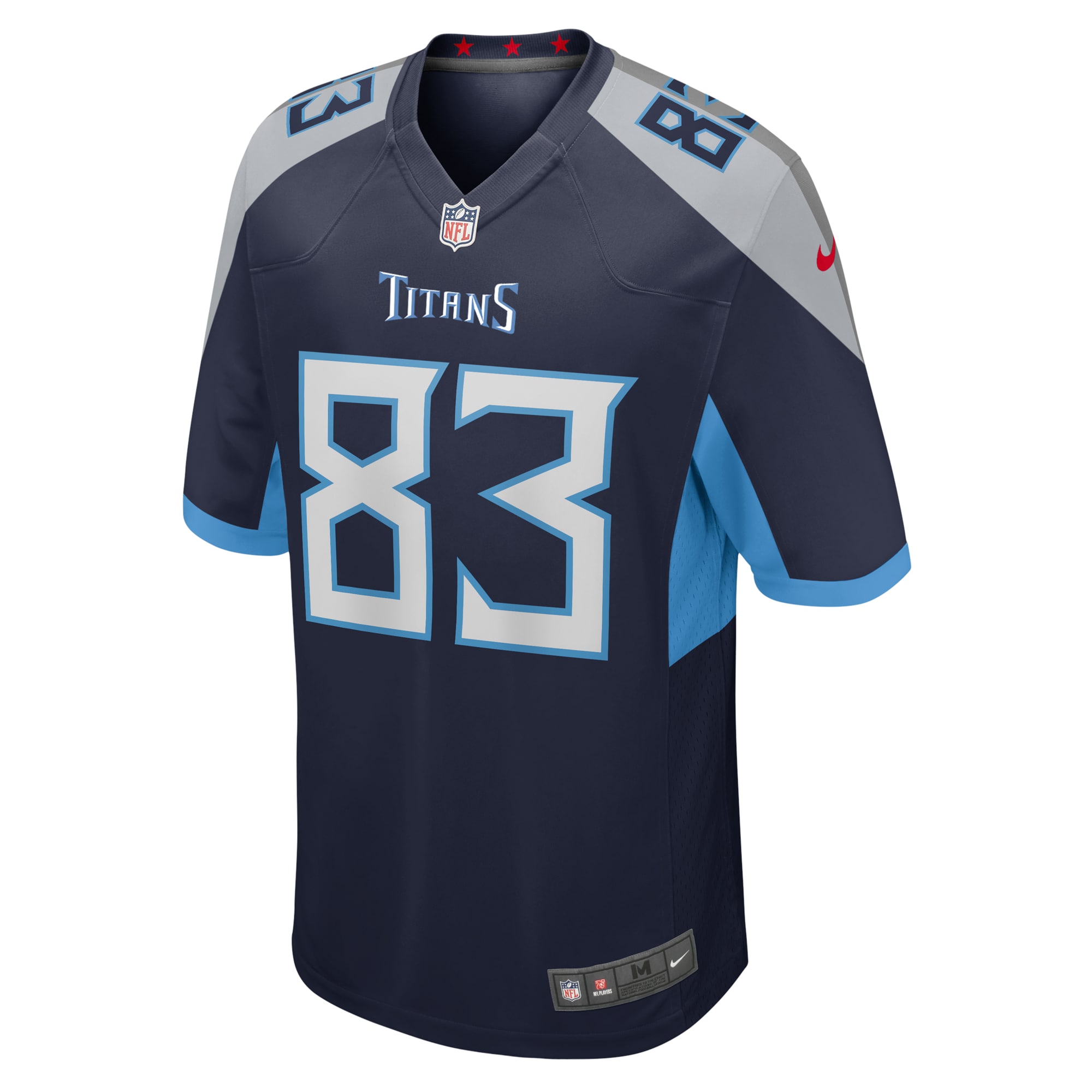Tennessee Titans Tyler Boyd Navy Game NFL Jersey Men's