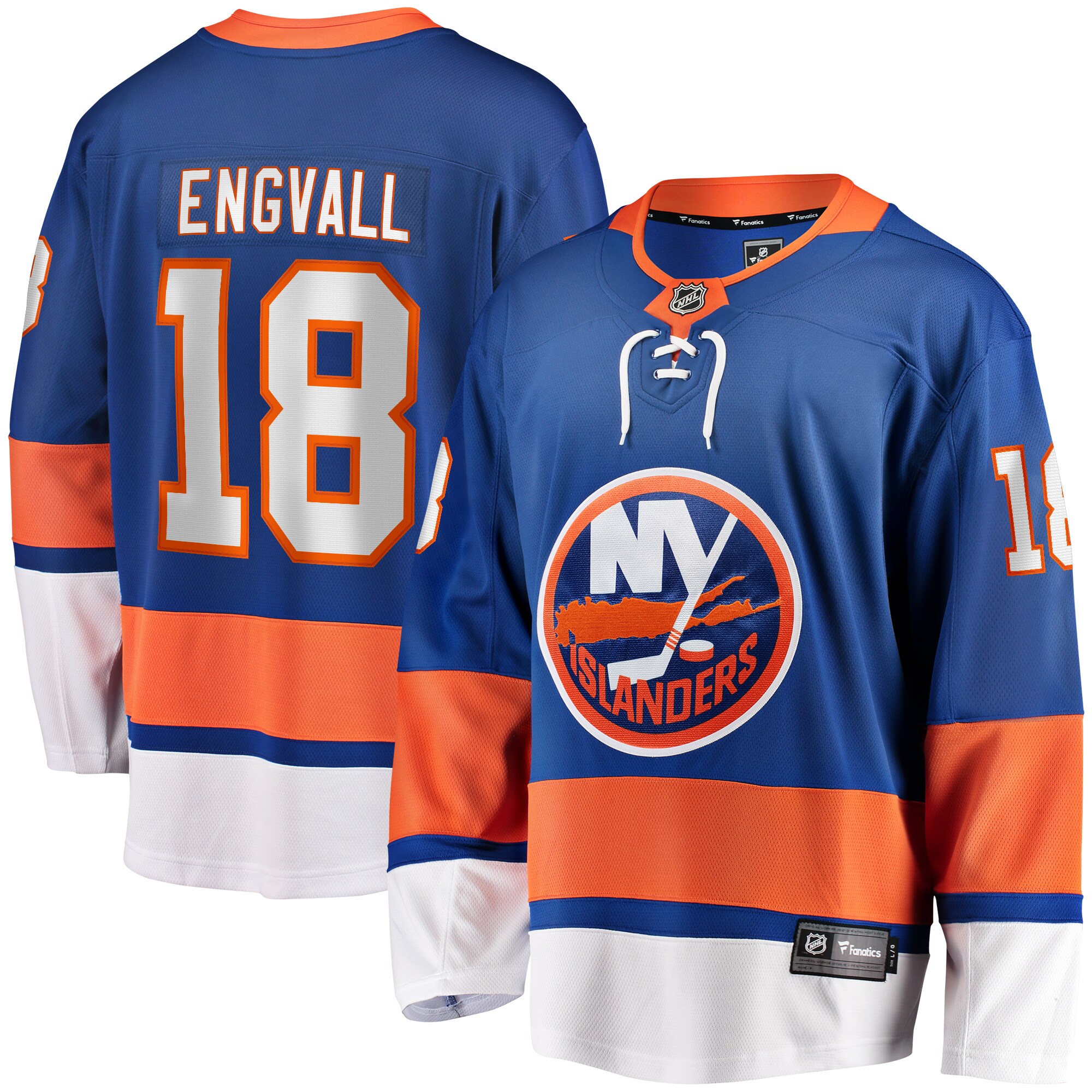New York Islanders Pierre Engvall Blue Home Premier Breakaway Player NHL Jersey Men's