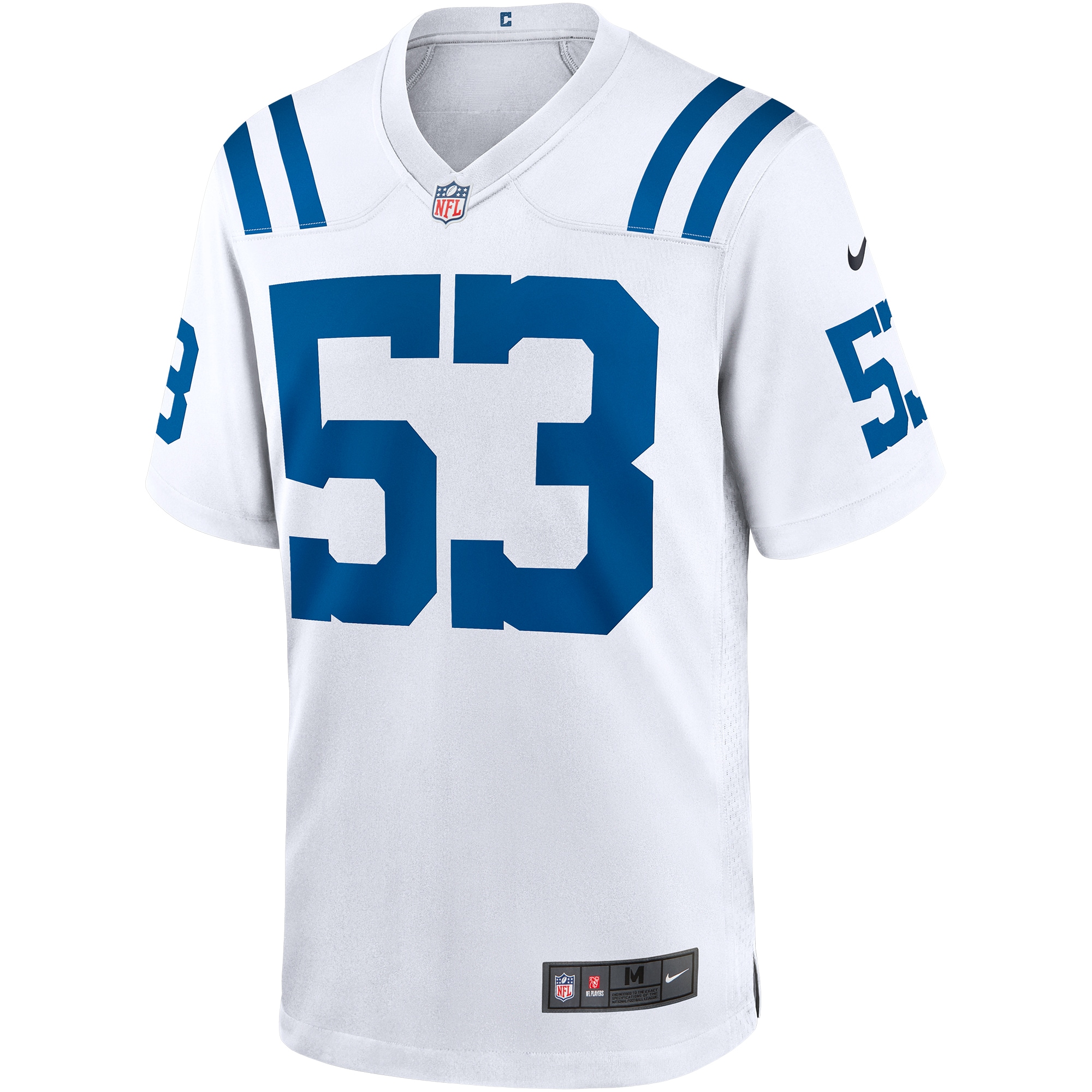 Indianapolis Colts Shaquille Leonard White Game Player NFL Jersey Men's