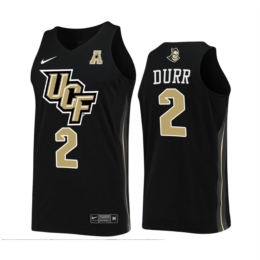UCF Knights Michael Durr 2 College Black Uniform NCAA Jersey Men's