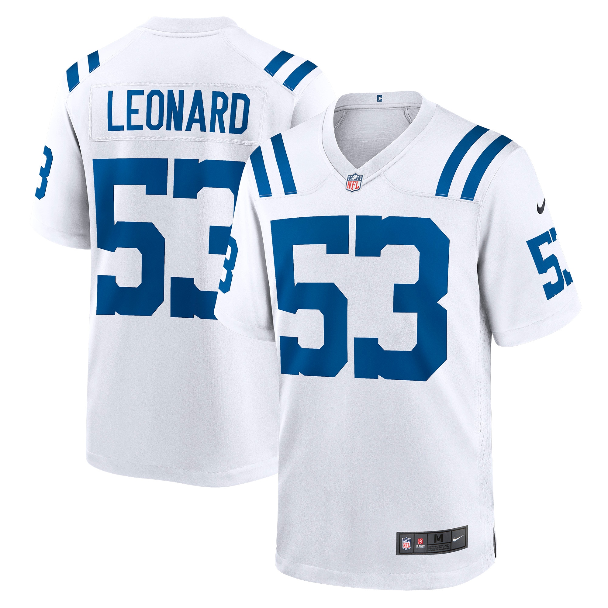 Indianapolis Colts Shaquille Leonard White Player Game NFL Jersey Men's