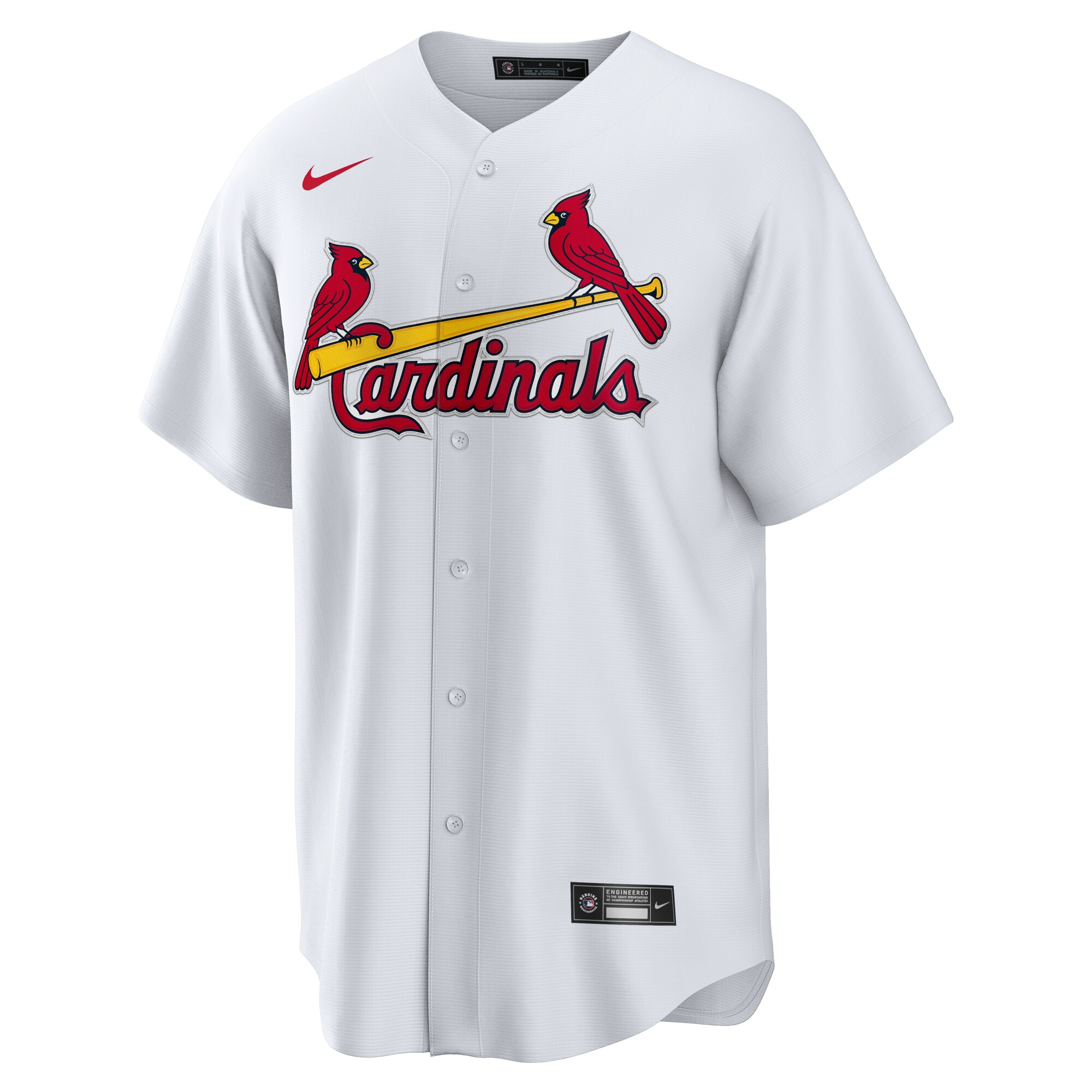 St. Louis Cardinals White #1 Dad Home MLB Jersey Men's
