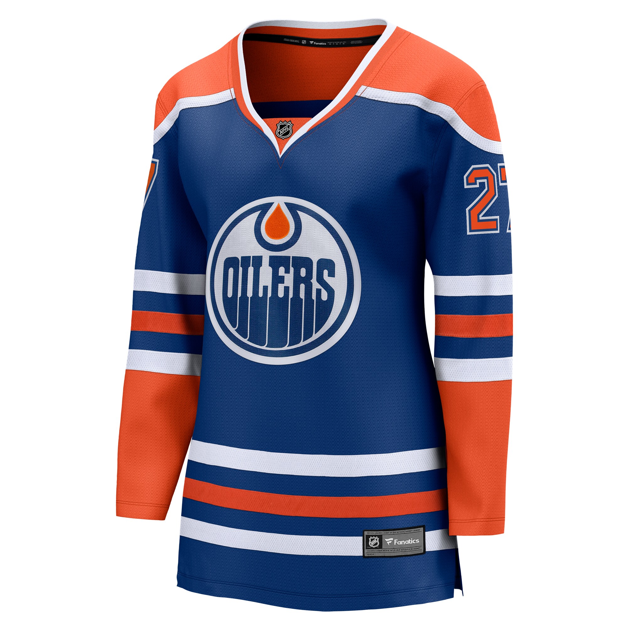 Edmonton Oilers Brett Kulak Royal Home Breakaway Player NHL Jersey Women's
