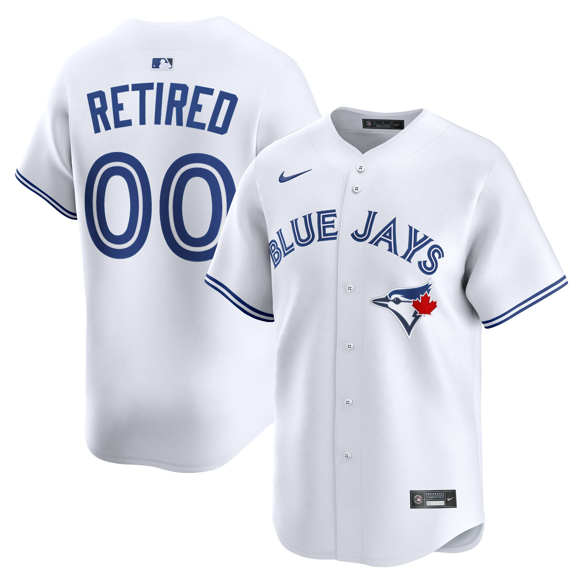 Toronto Blue Jays White Home Limited Pick-A-Player Retired Roster MLB Jersey Men's