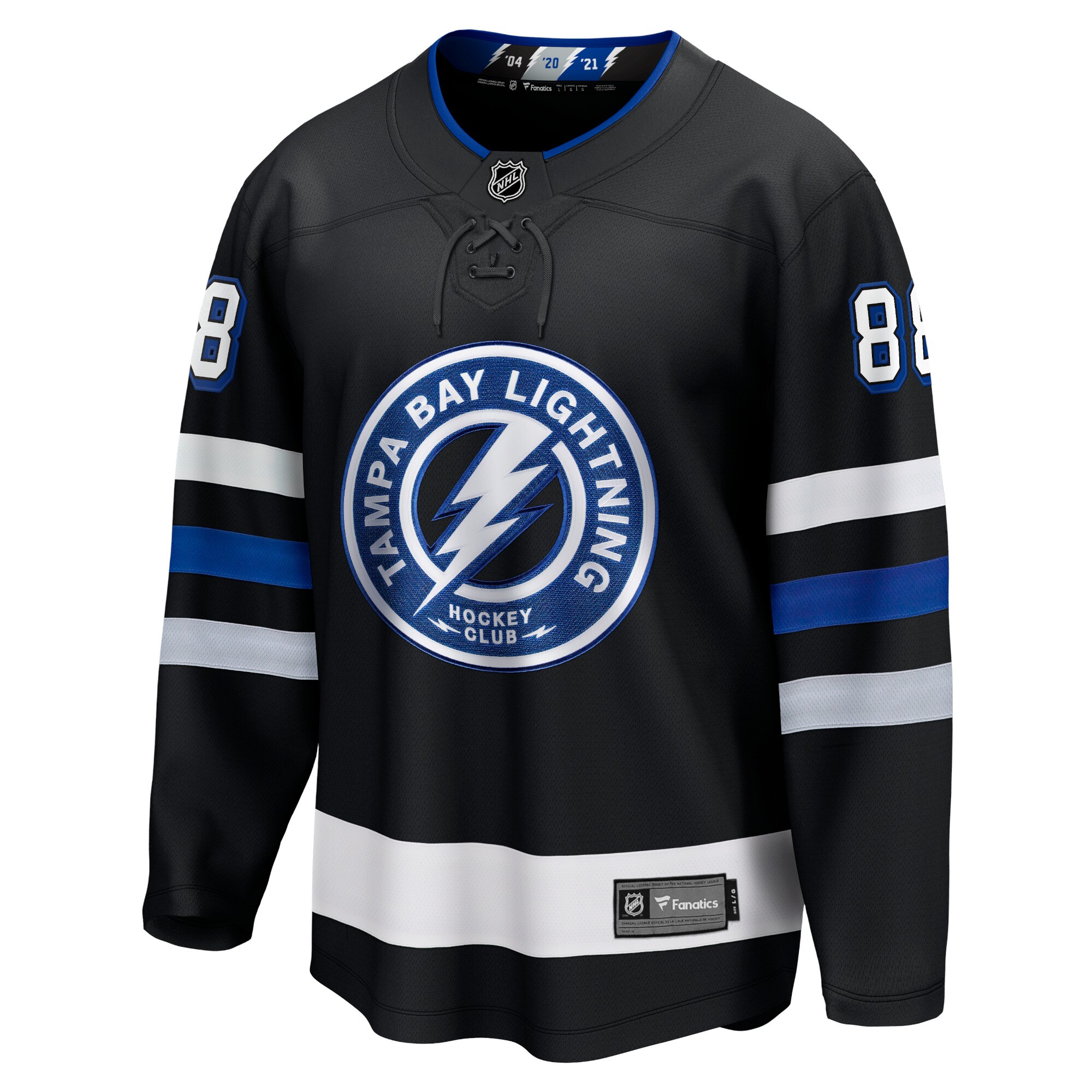 Tampa Bay Lightning Andrei Vasilevskiy Black Alternate Premier Breakaway Player NHL Jersey Men's