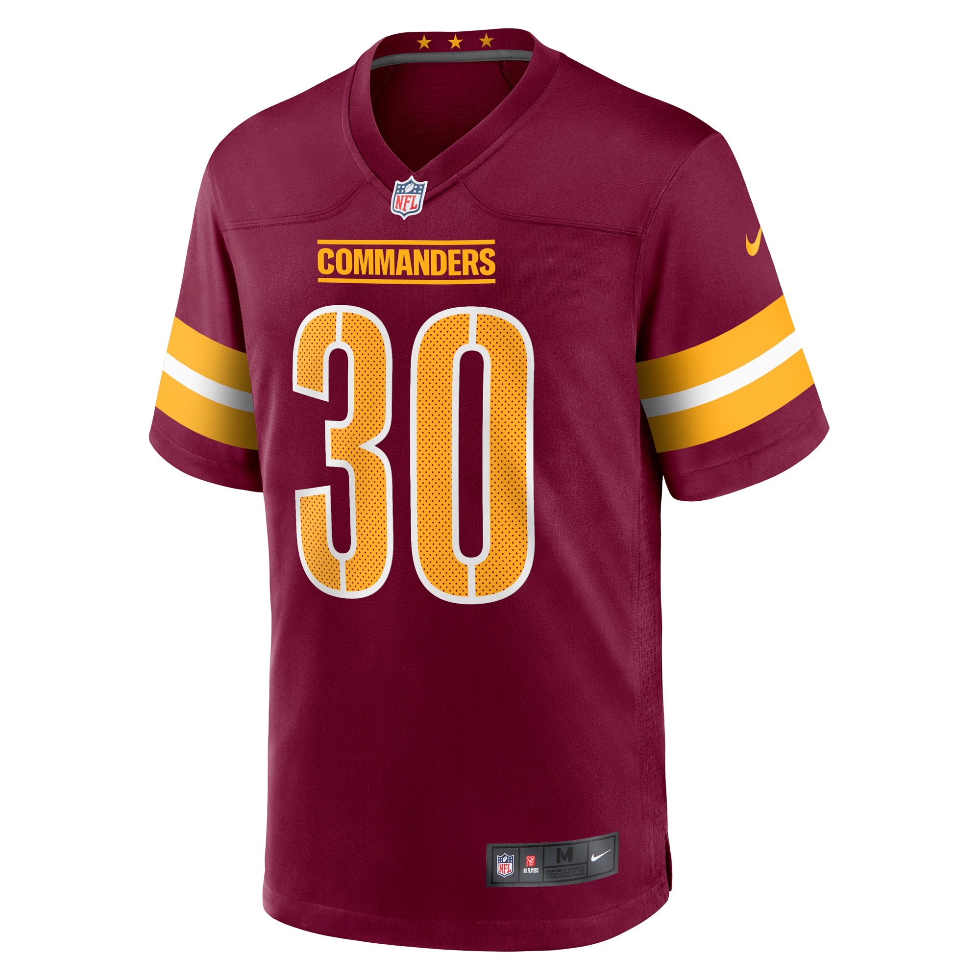 Washington Commanders Austin Ekeler Burgundy Game NFL Jersey Men's