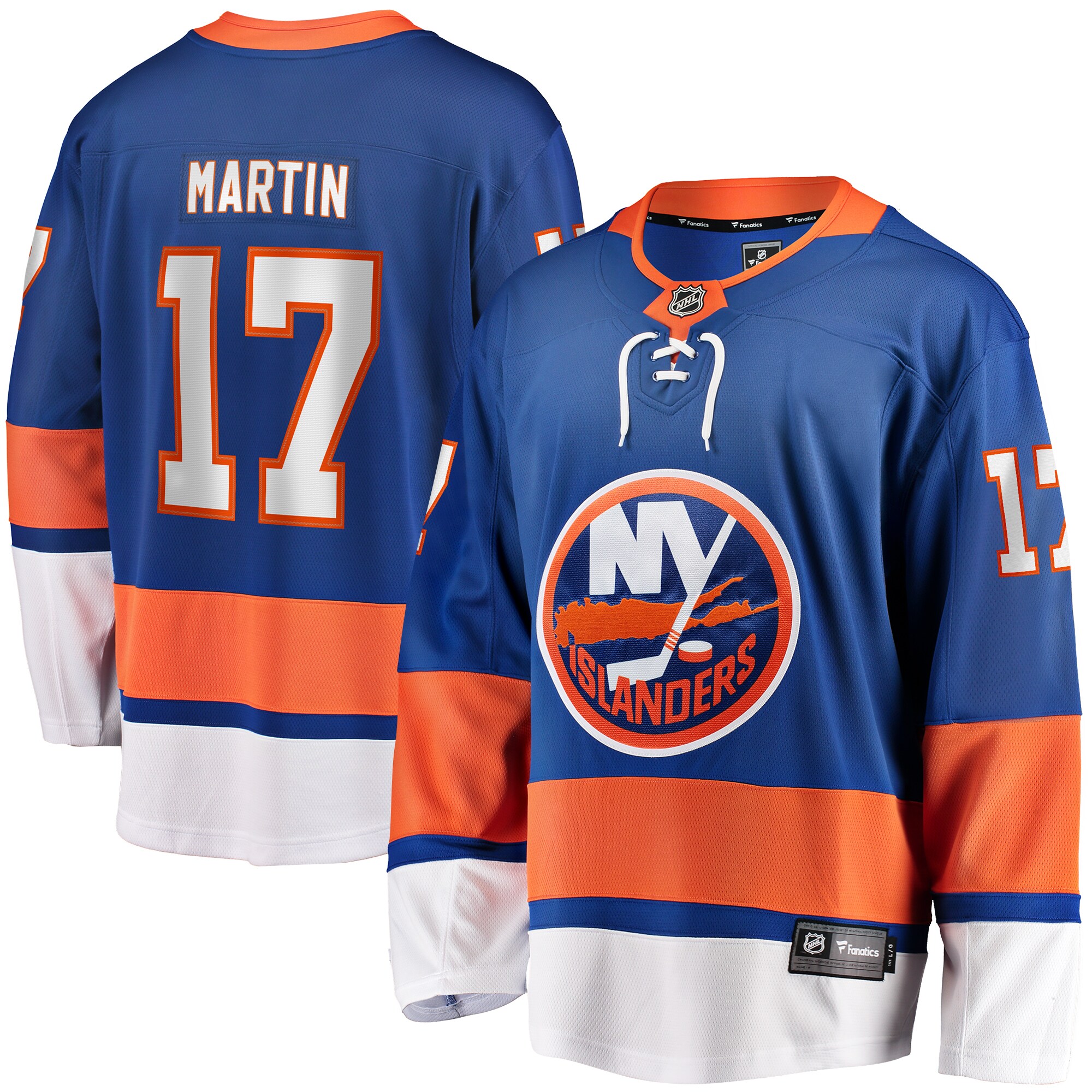 Matt Martin New York Islanders Home Breakaway Player Royal NHL Jersey Men's