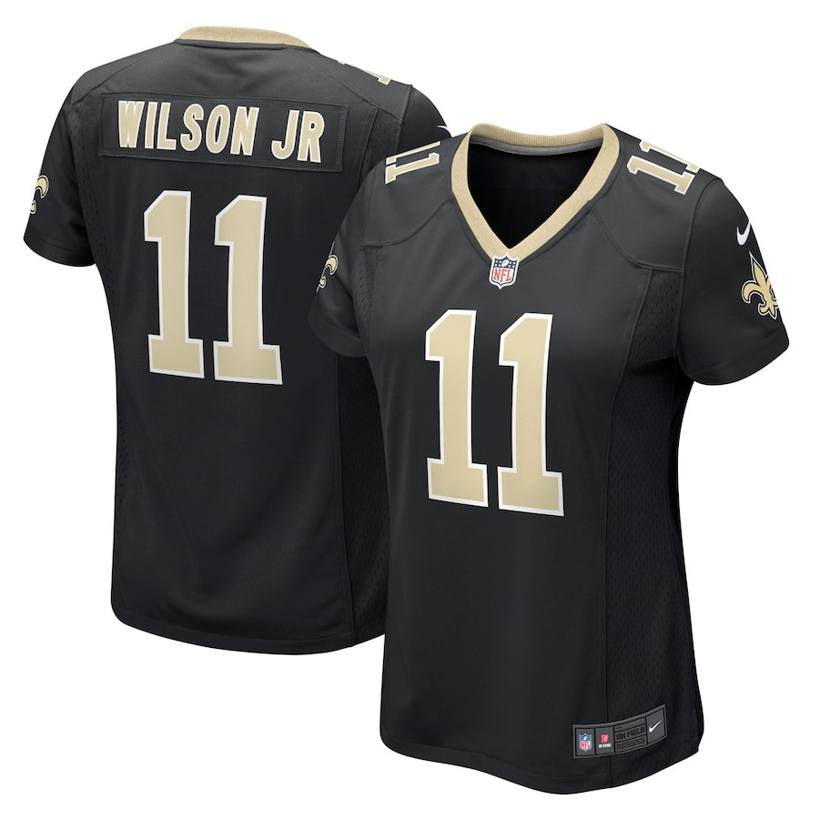 Cedrick Wilson Jr. 11 New Orleans Saints Game Black NFL Jersey Women's