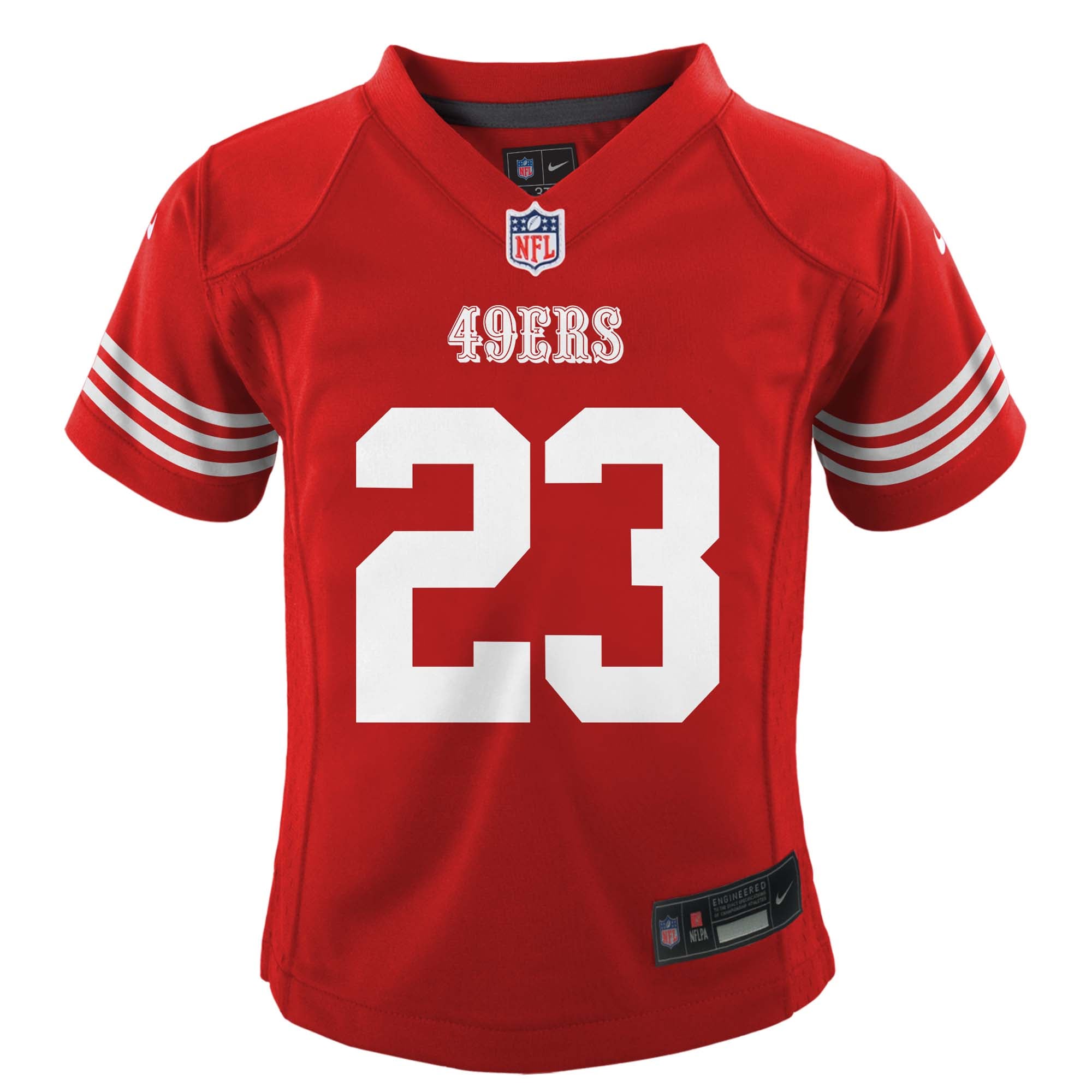 Preschool San Francisco 49ers Christian McCaffrey Scarlet Player Game NFL Jersey Men's