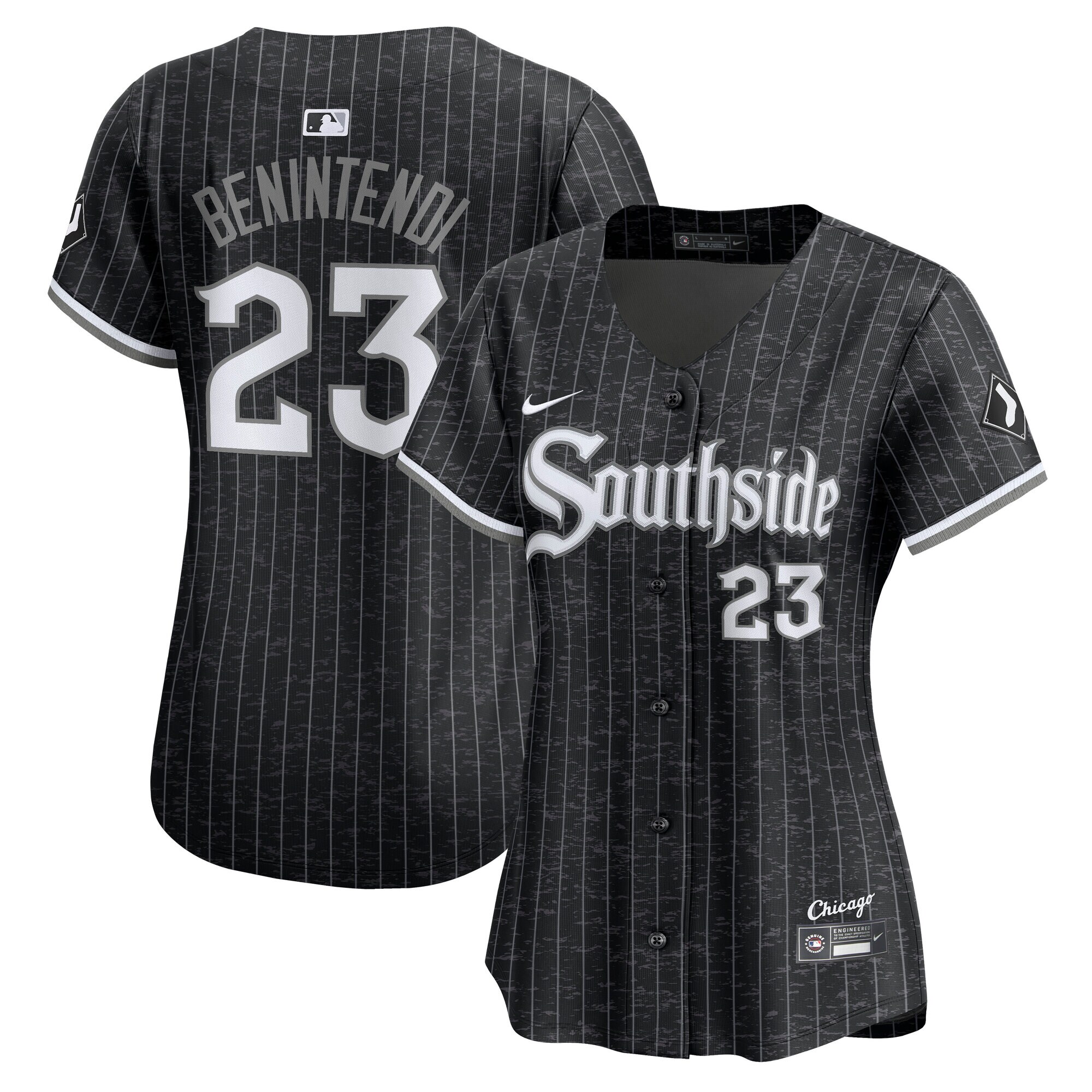 Chicago White Sox Andrew Benintendi Black 2025 City Connect Limited MLB Jersey Women's