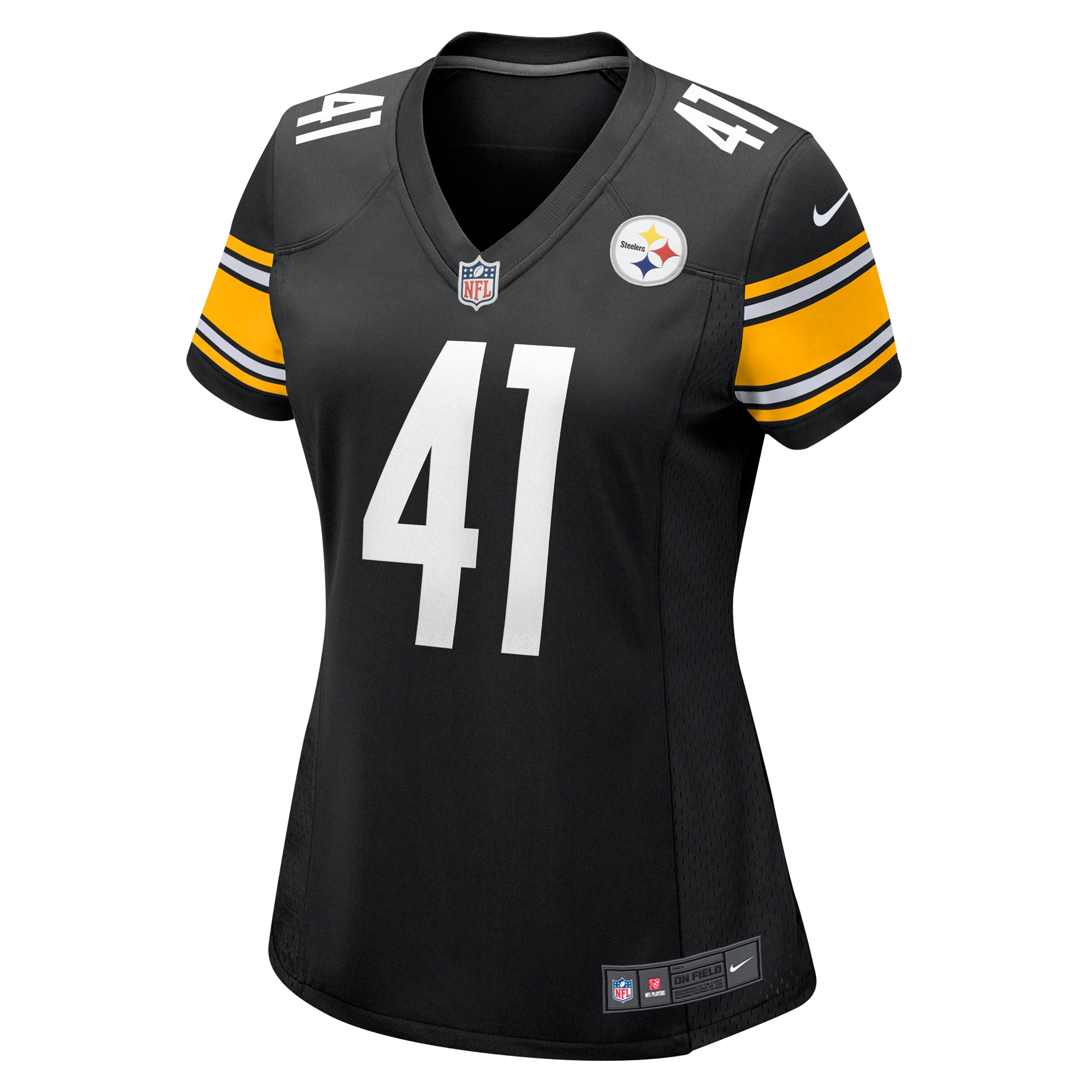 Pittsburgh Steelers Payton Wilson Black Game NFL Jersey Women's