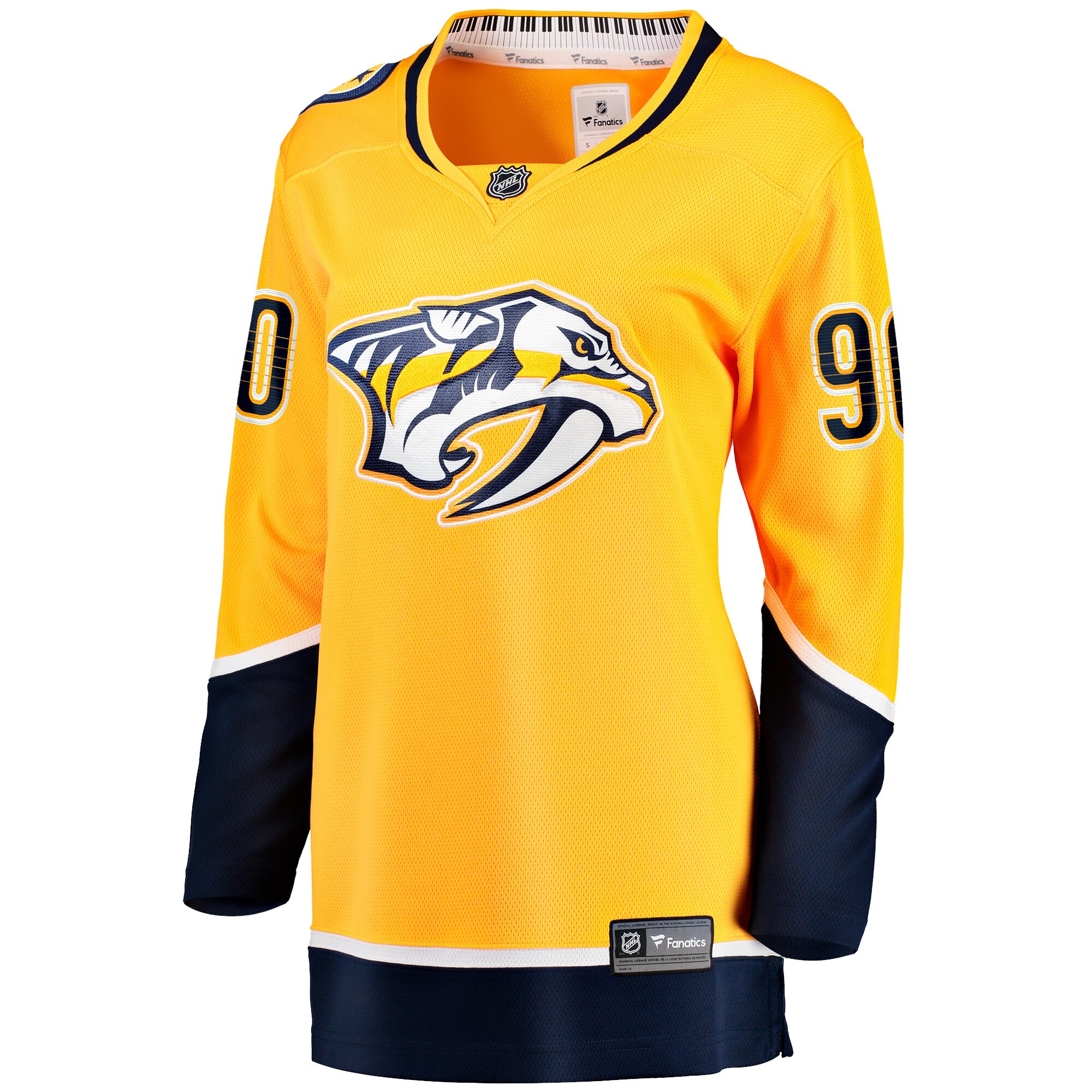 Nashville Predators Ryan O'Reilly Gold Home Premier Breakaway Player NHL Jersey Women's