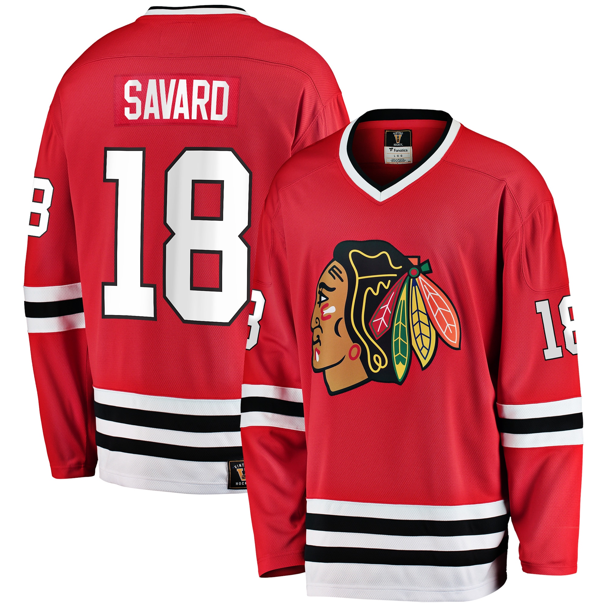 Chicago Blackhawks Denis Savard Red Premier Breakaway Retired Player NHL Jersey Men's