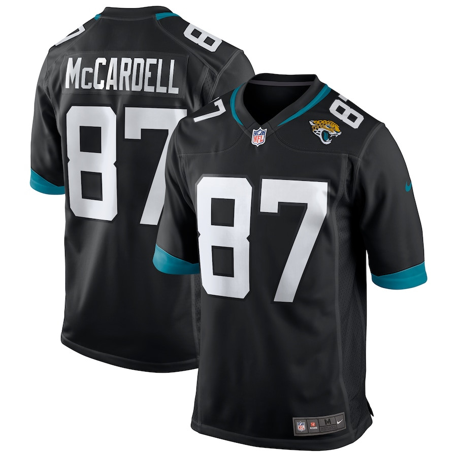 Keenan McCardell 87 Jacksonville Jaguars Game Retired Black NFL Jersey Men's