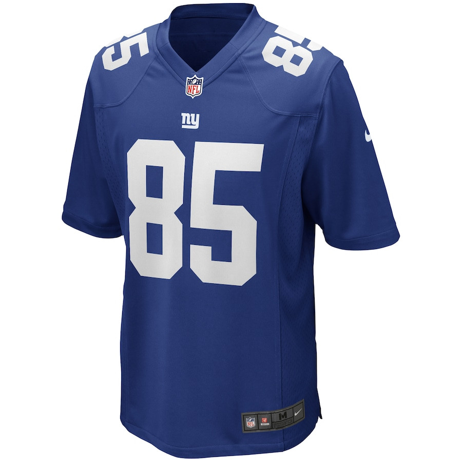 David Tyree 85 New York Giants Game Retired Royal NFL Jersey Men's