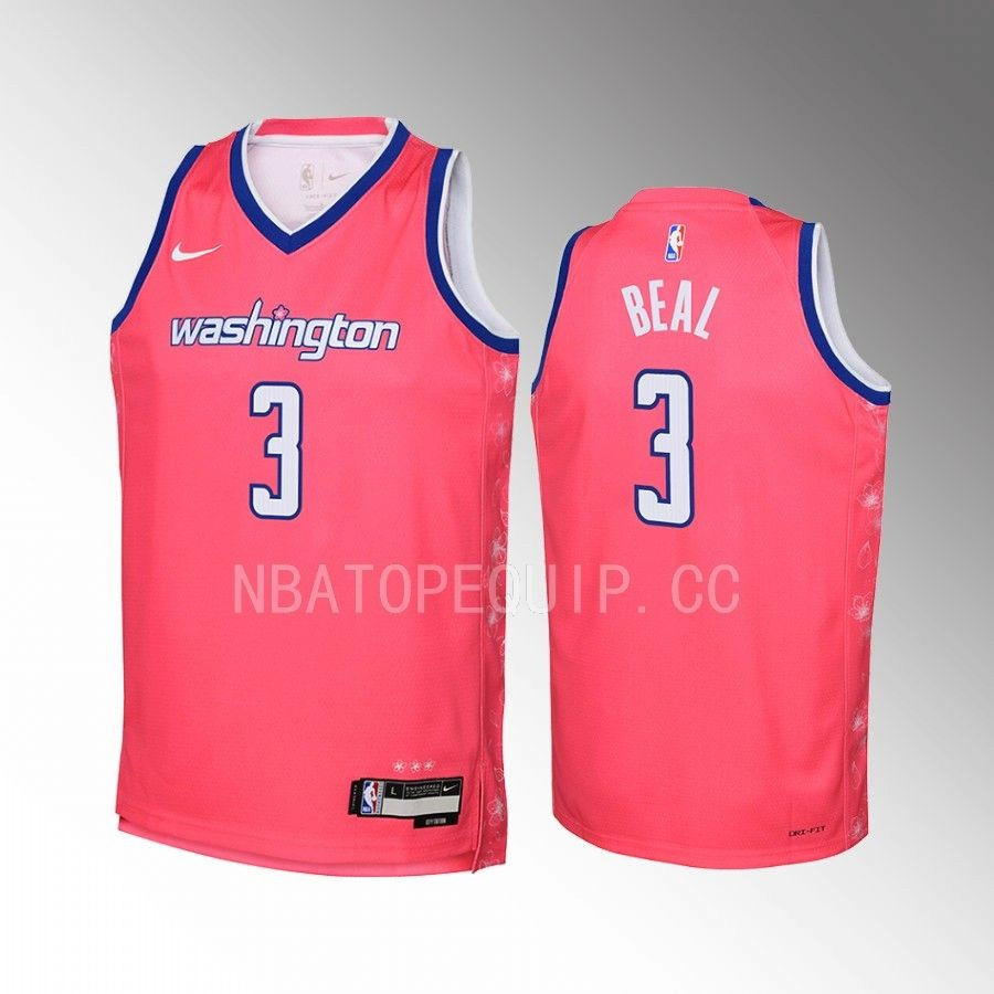 Washington Wizards Bradley Beal 3 City Edition Pin Swingman NBA Jersey Youth