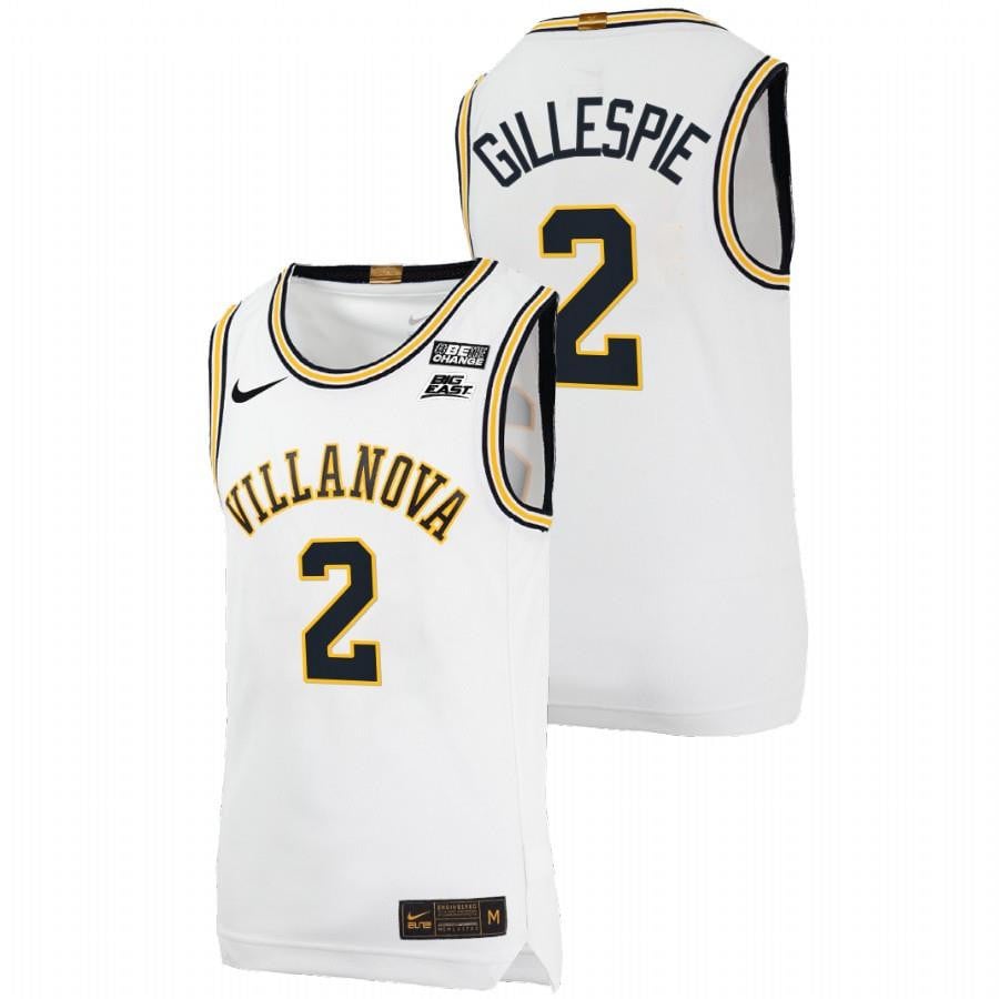 Collin Gillespie White Villanova Wildcats College Throwback NCAA Jersey Men's