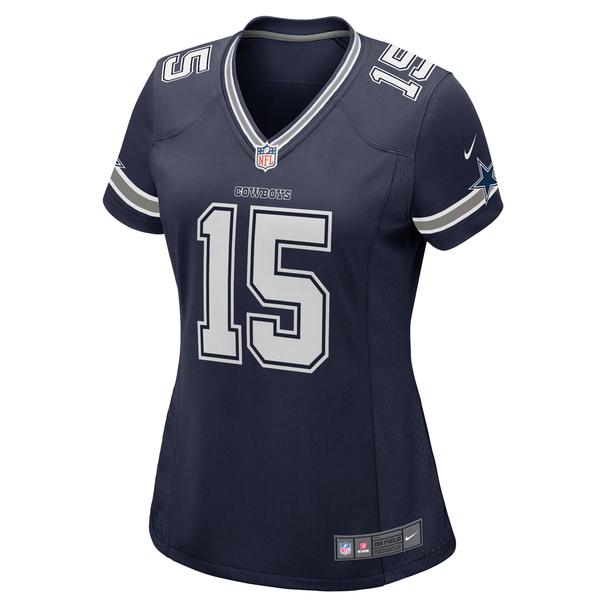 Dallas Cowboys Ezekiel Elliott Navy Game NFL Jersey Women's