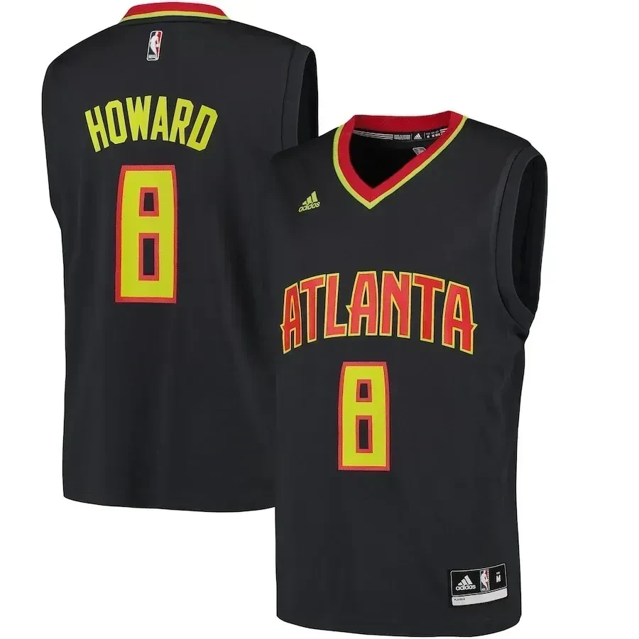 Dwight Howard Atlanta Hawks Road Charcoal NBA Jersey Men's