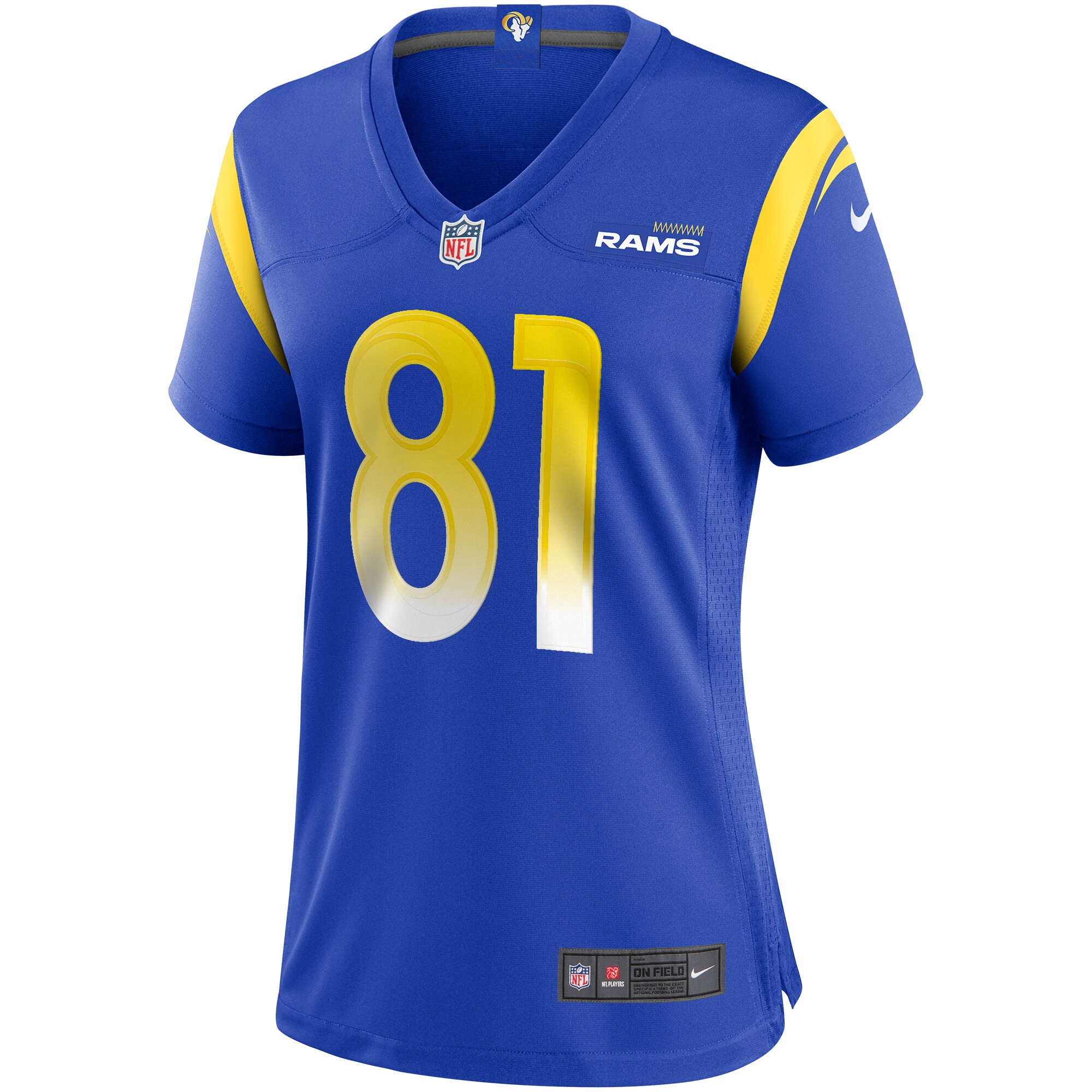 Los Angeles Rams Torry Holt Royal Game Retired Player NFL Jersey Women's