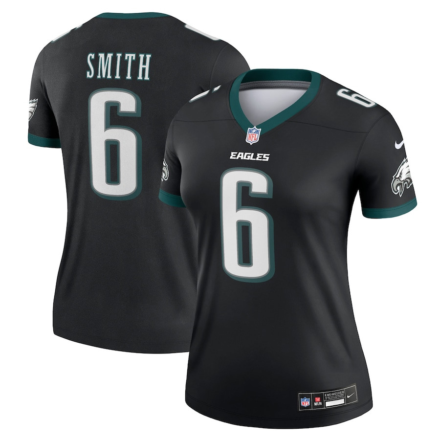 DeVonta Smith 6 Philadelphia Eagles Legend Player Black NFL Jersey Women's