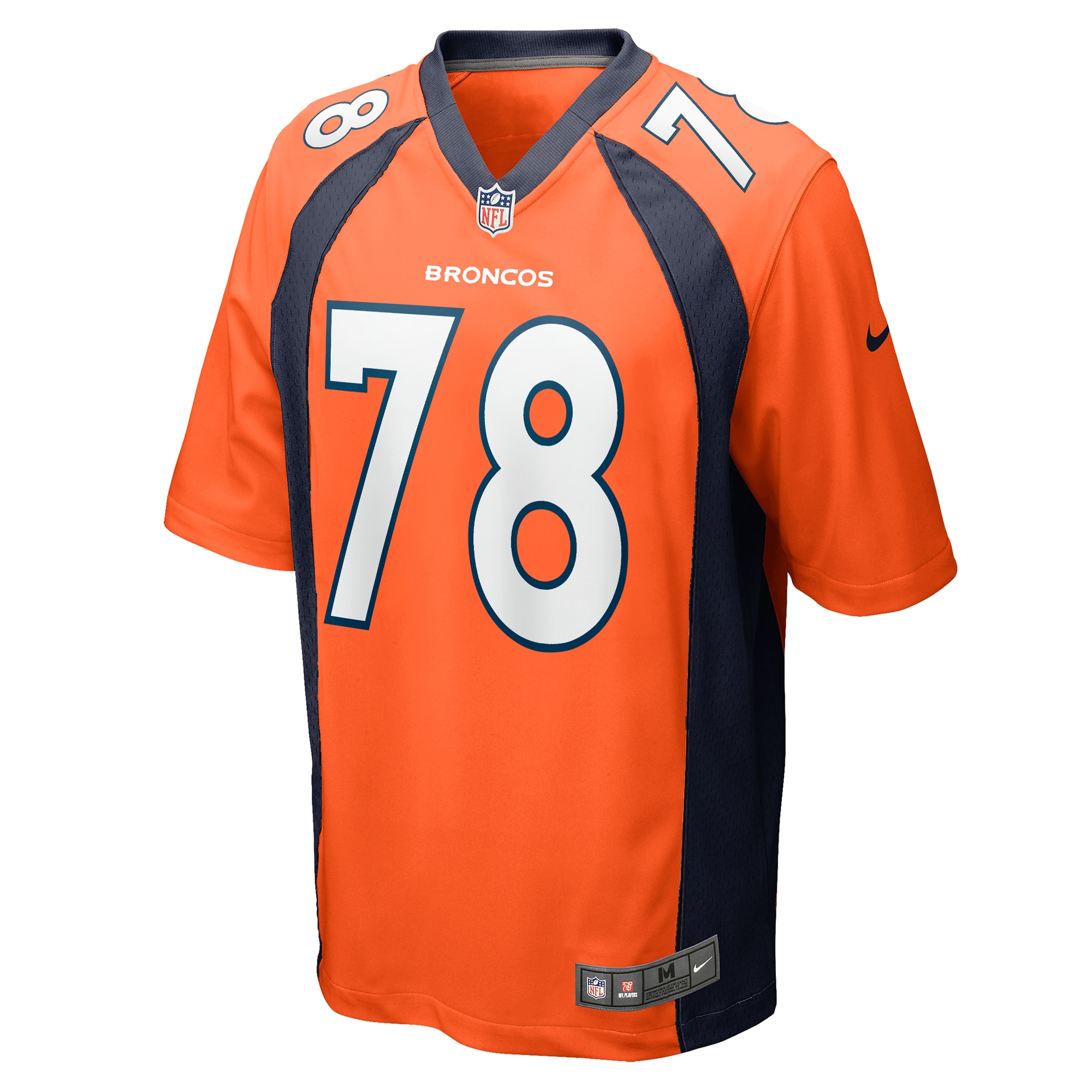 Denver Broncos William Sherman Orange Team Game NFL Jersey Men's