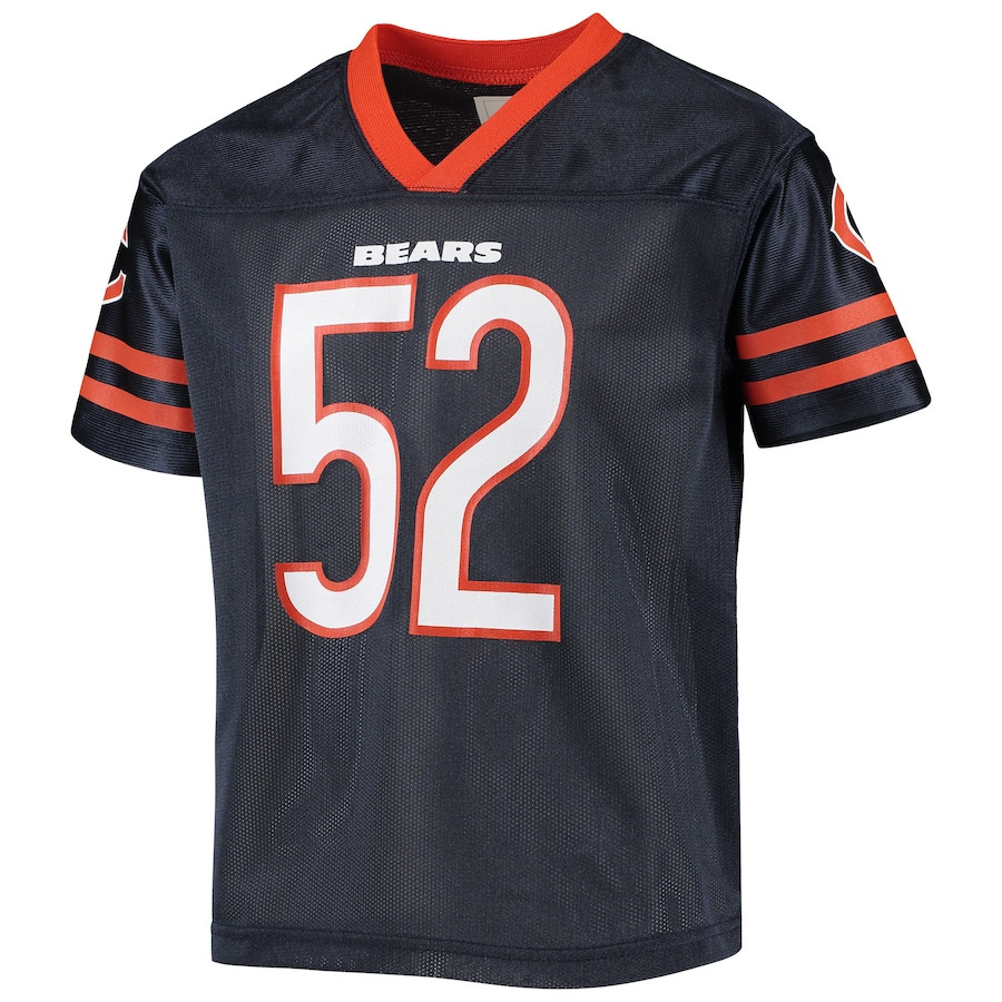 Khalil Mack 52 Chicago Bears Team Navy NFL Jersey Youth