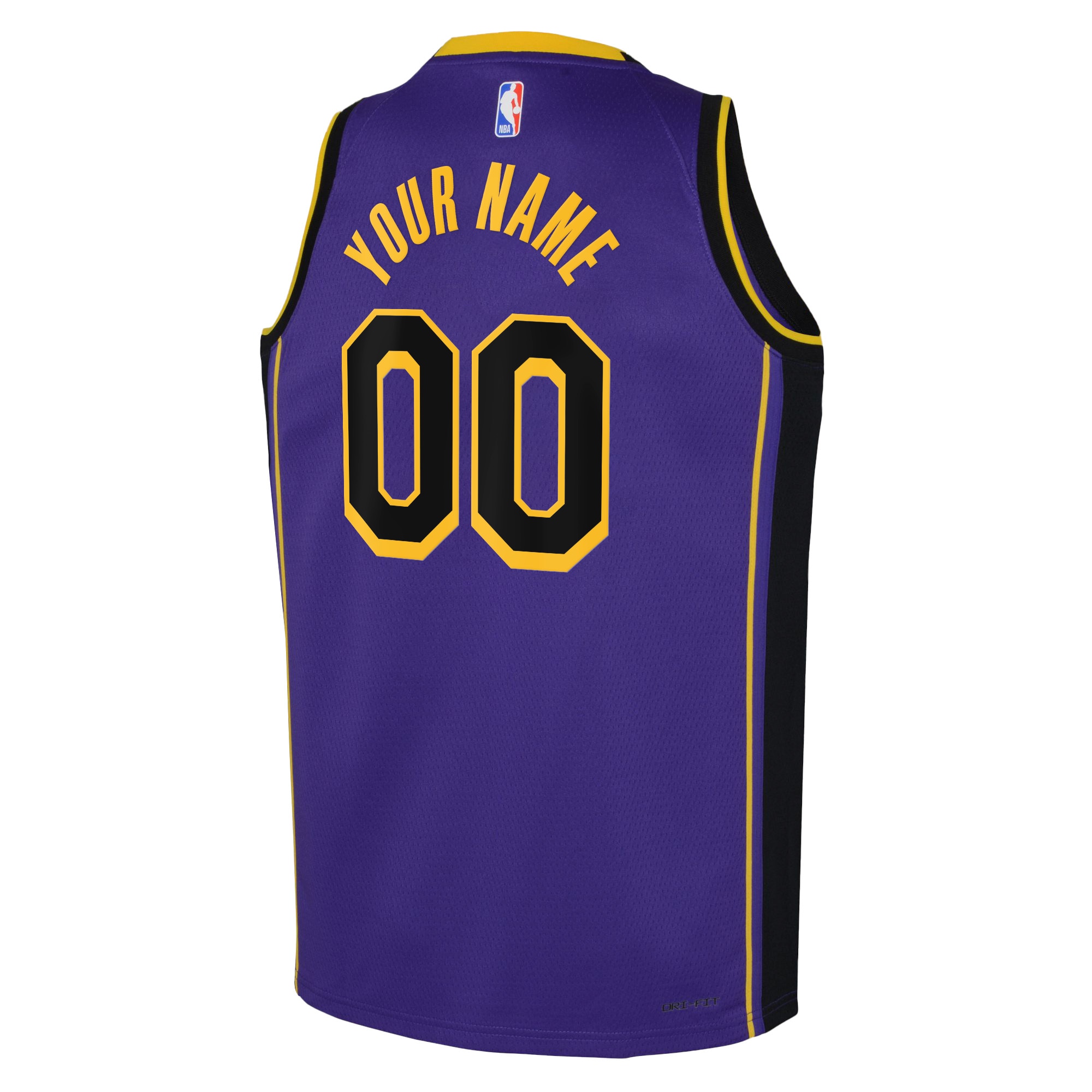 Los Angeles Lakers Jordan Statement Swingman Custom NBA Jersey Youth