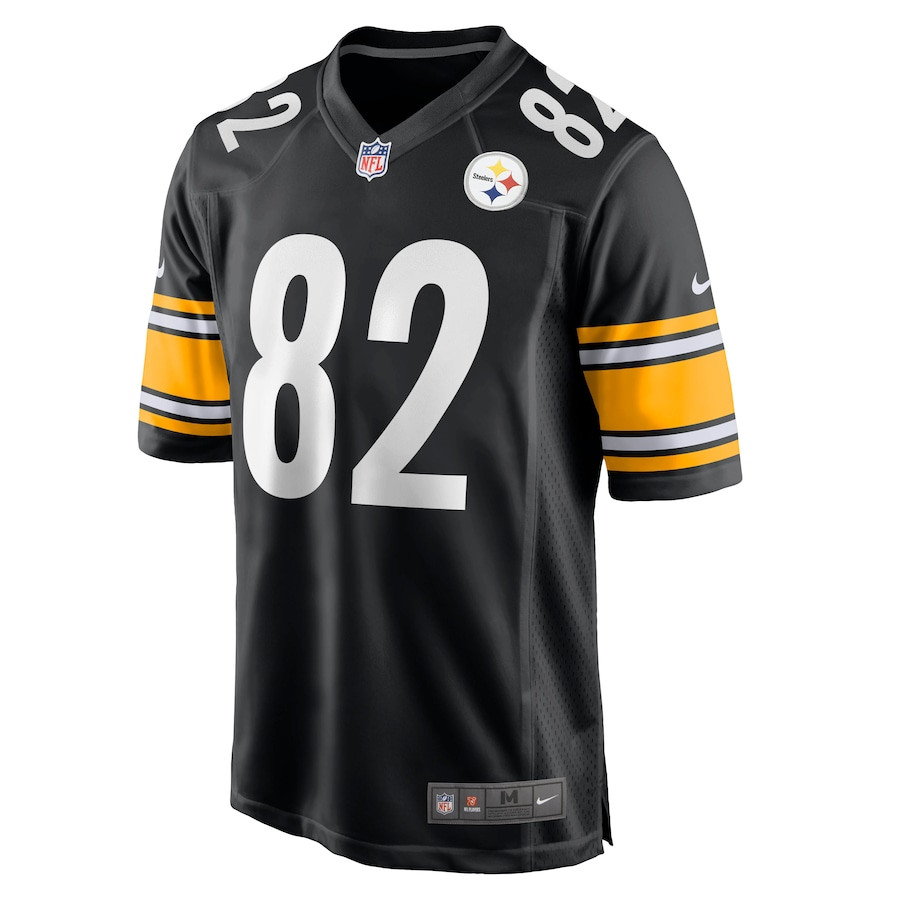 John Stallworth 82 Pittsburgh Steelers Retired Black NFL Jersey Men's