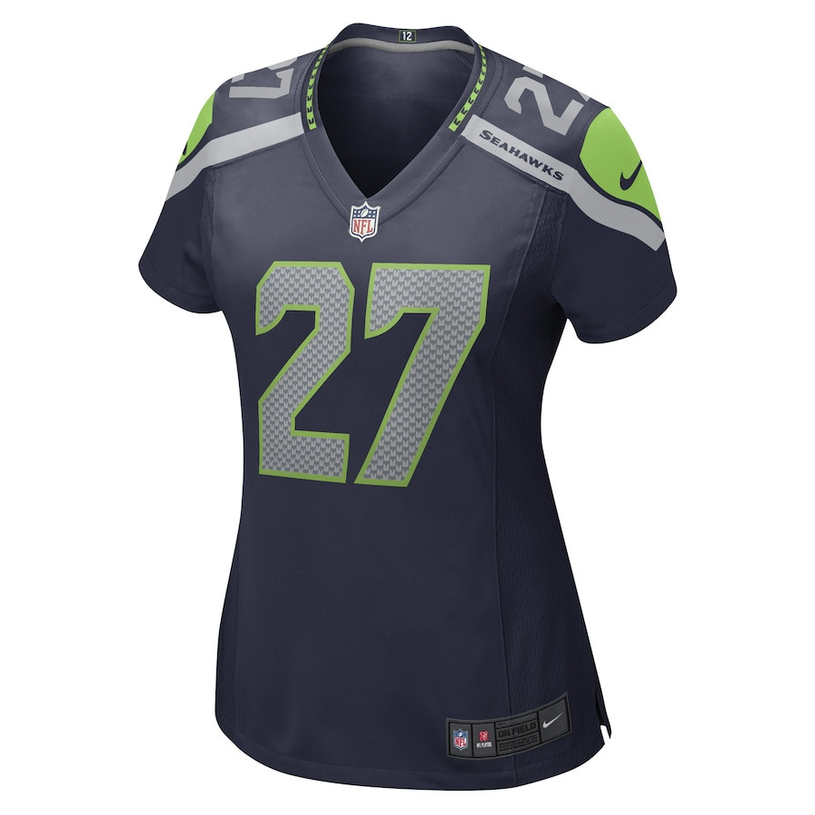 Tariq Woolen Seattle Seahawks 27 Game College Navy NFL Jersey Women's