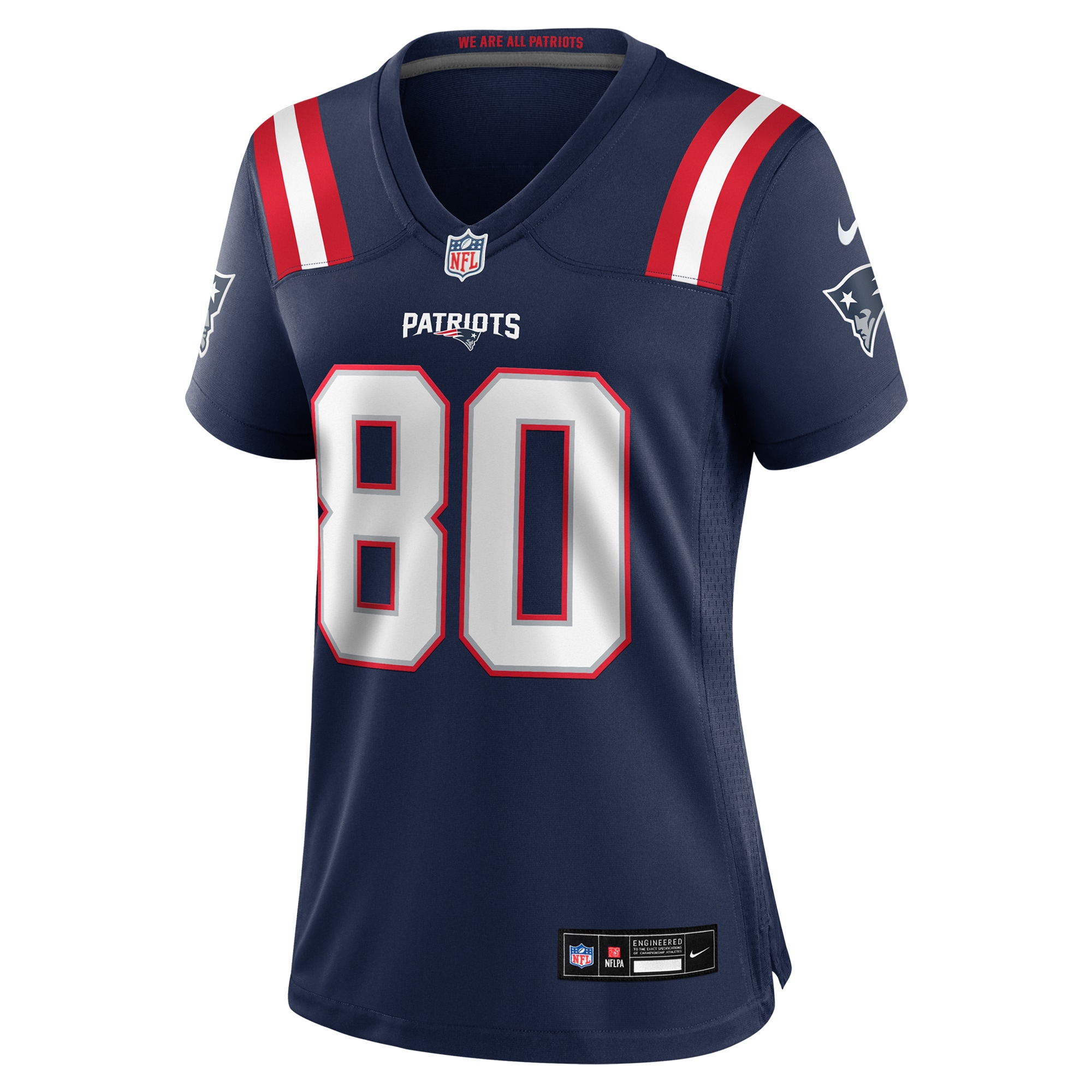 New England Patriots Braylon Sanders Navy Game NFL Jersey Women's