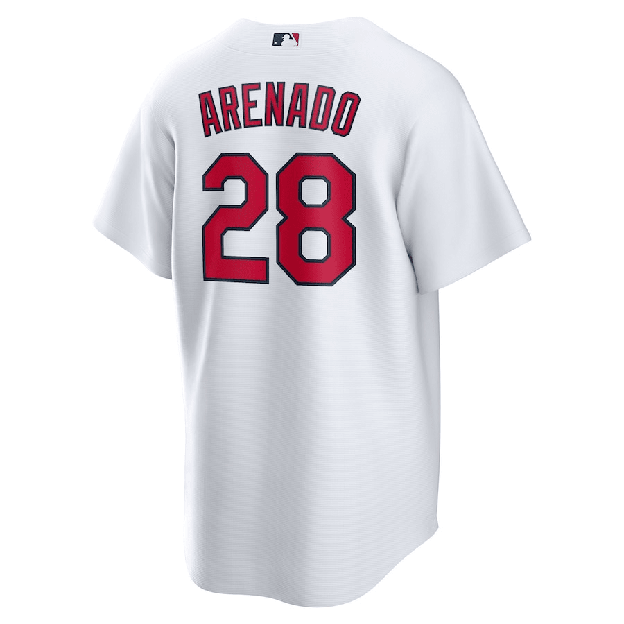 Nolan Arenado 28 St. Louis Cardinals Home White MLB Jersey Men's