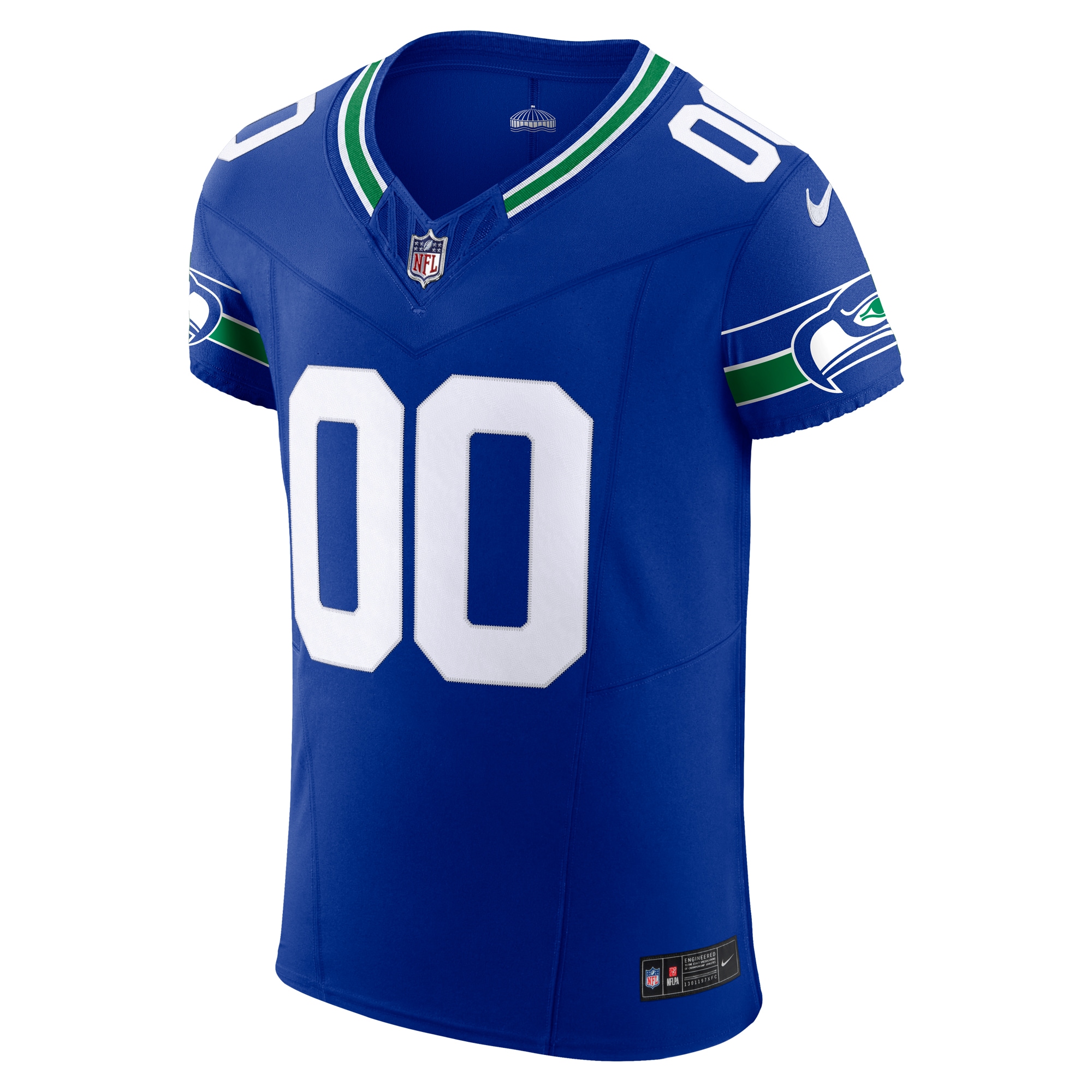 Seattle Seahawks Royal Alternate Vapor F.U.S.E. Elite Custom NFL Jersey Men's