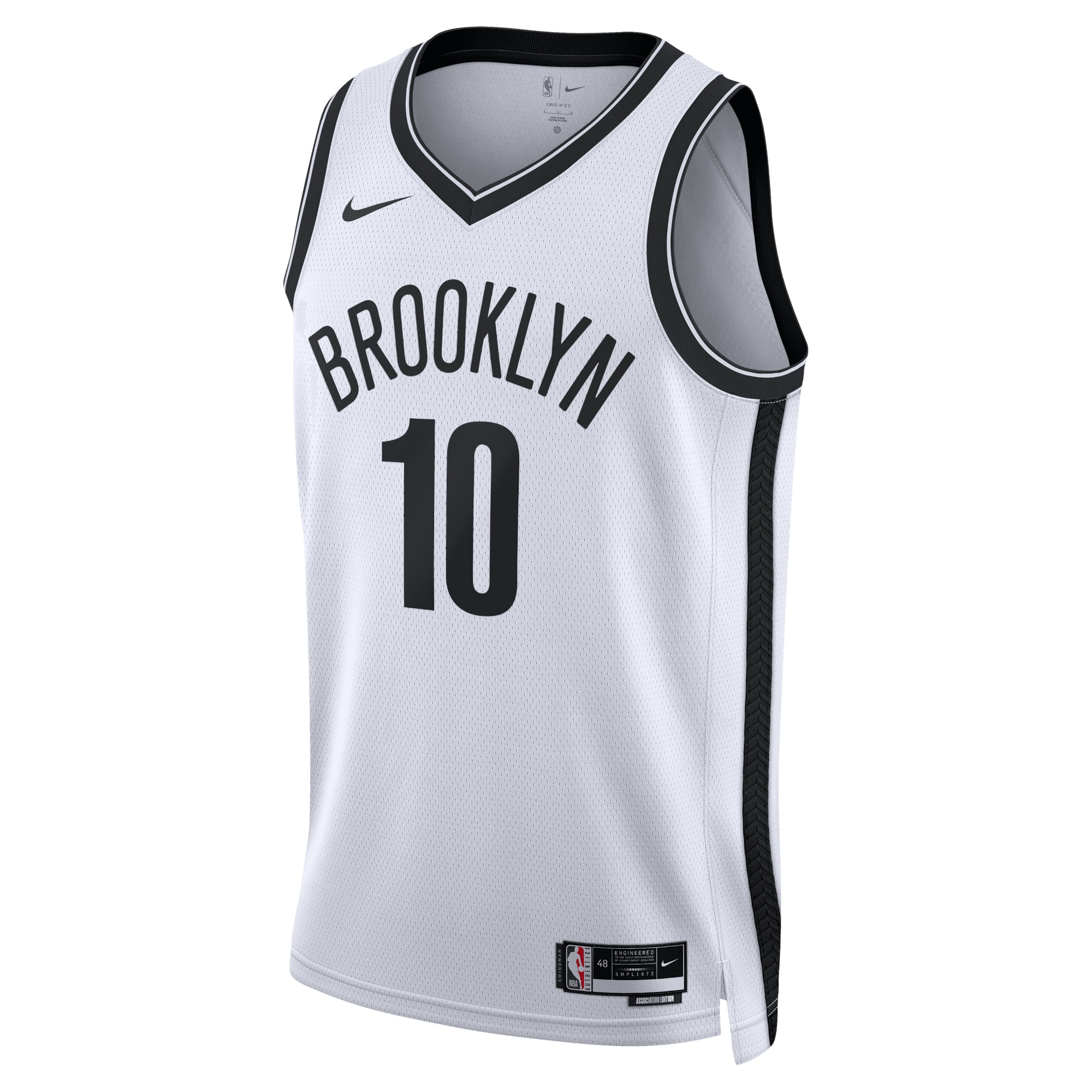 Brooklyn Nets Association Edition Swingman White Ben Simmon Unisex NBA Jersey Unisex
