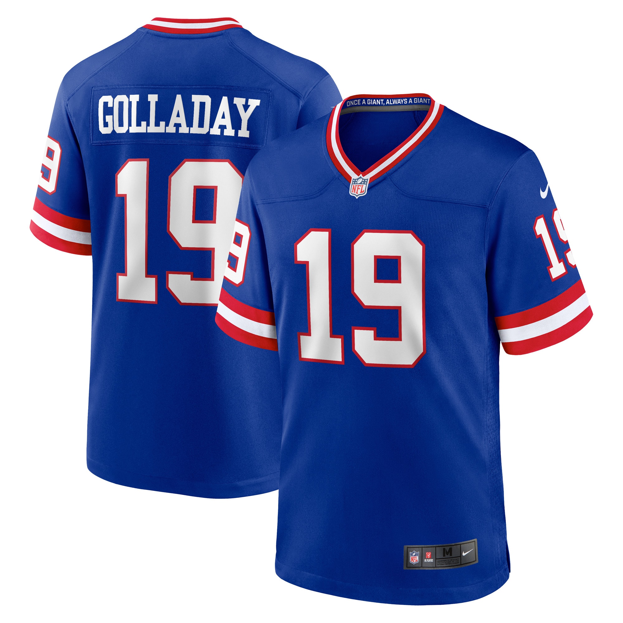 New York Giants Kenny Golladay Royal Classic Player Game NFL Jersey Men's