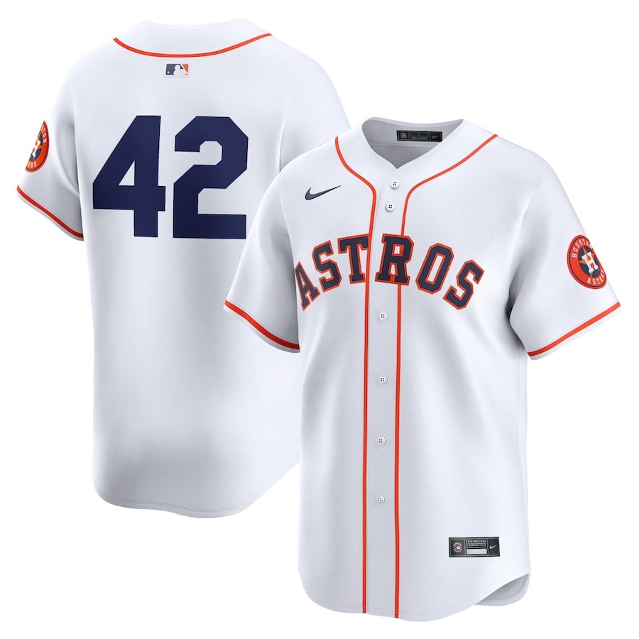 Houston Astros 2024 Jackie Robinson Day Home Limited White MLB Jersey Men's