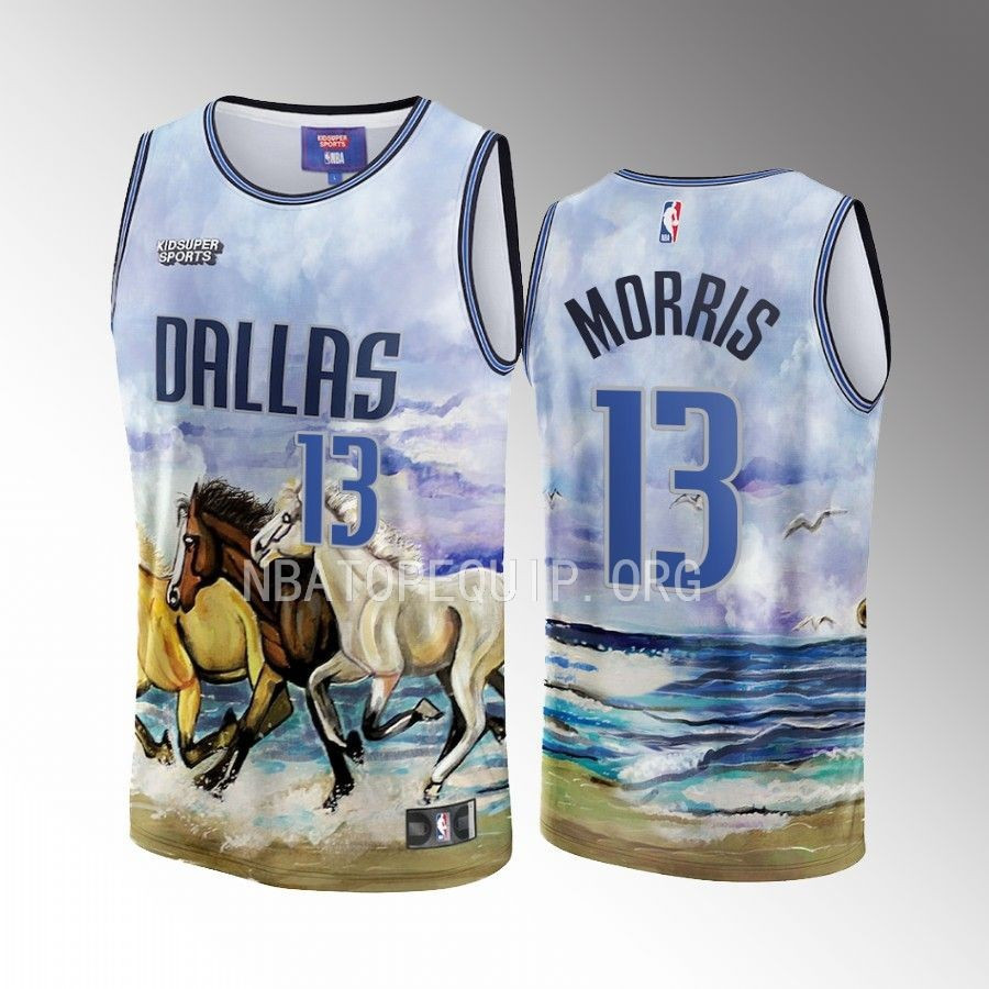 Markieff Morris 13 Dallas Mavericks KidSuper Studio Unisex Hometown NBA Jersey Unisex