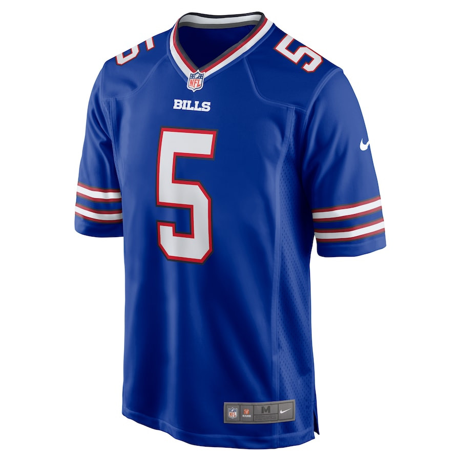 Leonard Fournette 5 Buffalo Bills Game Royal NFL Jersey Men's