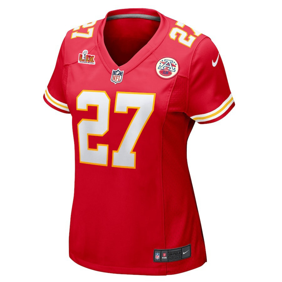 Chamarri Conner #27 Kansas City Chiefs Super Bowl LIX Red NFL Jersey Women's