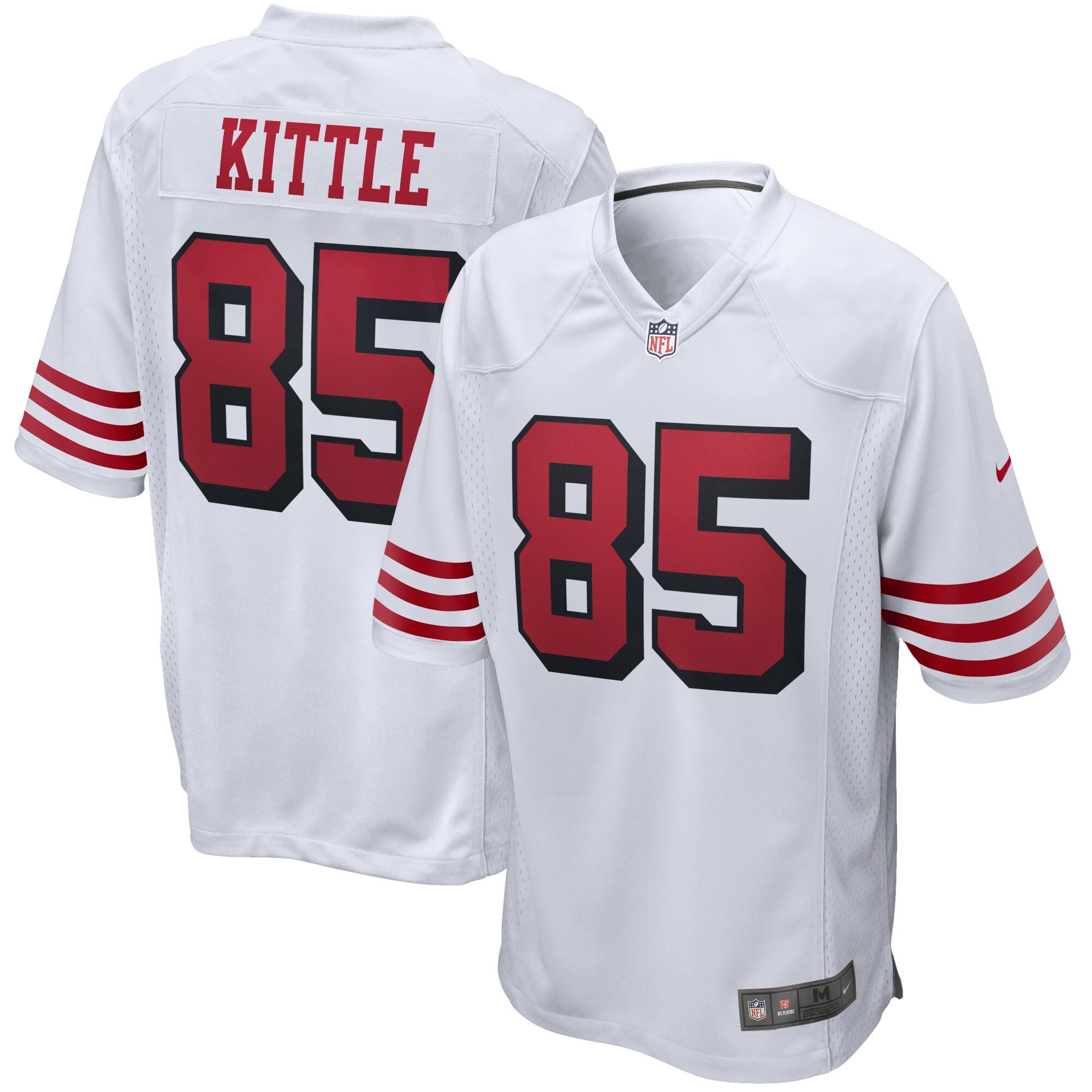 San Francisco 49ers George Kittle White Alternate Game NFL Jersey Men's