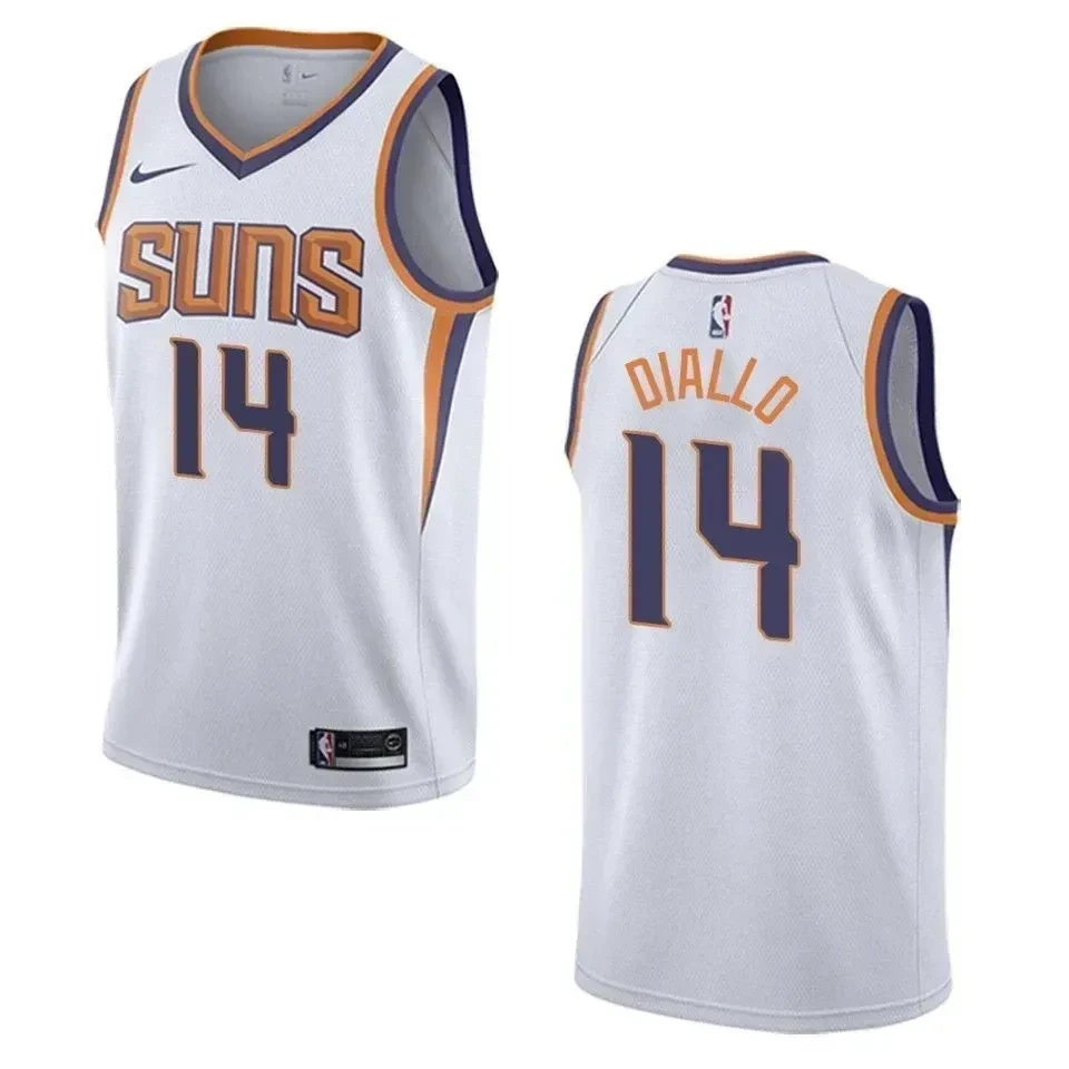 Phoenix Suns 14 Cheick Diallo Association Swingman White NBA Jersey Men's