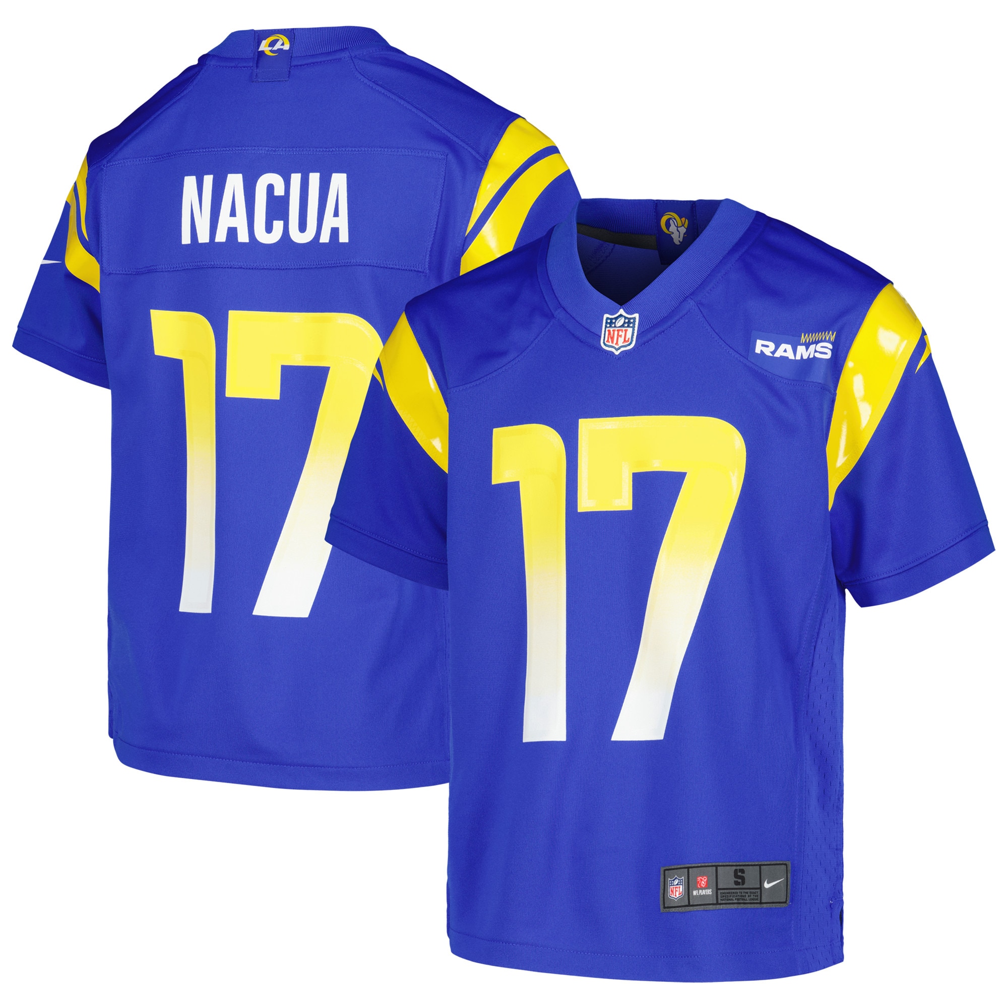 Los Angeles Rams Puka Nacua Royal Game NFL Jersey Youth