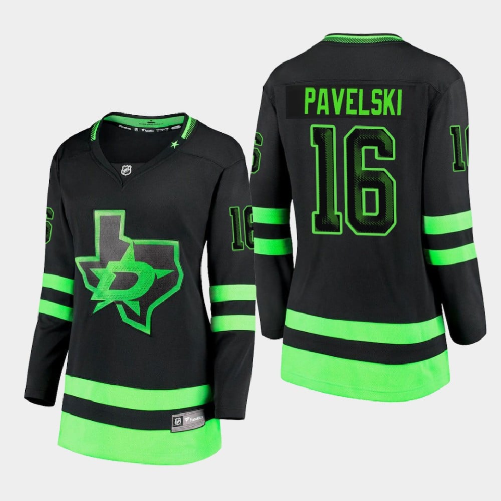 Dallas Stars Joe Pavelski 16 Alternate Blackout Premier Breakaway Black NHL Jersey Women's