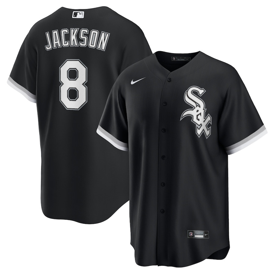 Bo Jackson 8 Chicago White Sox Cooperstown Collection Alternate Black MLB Jersey Men's