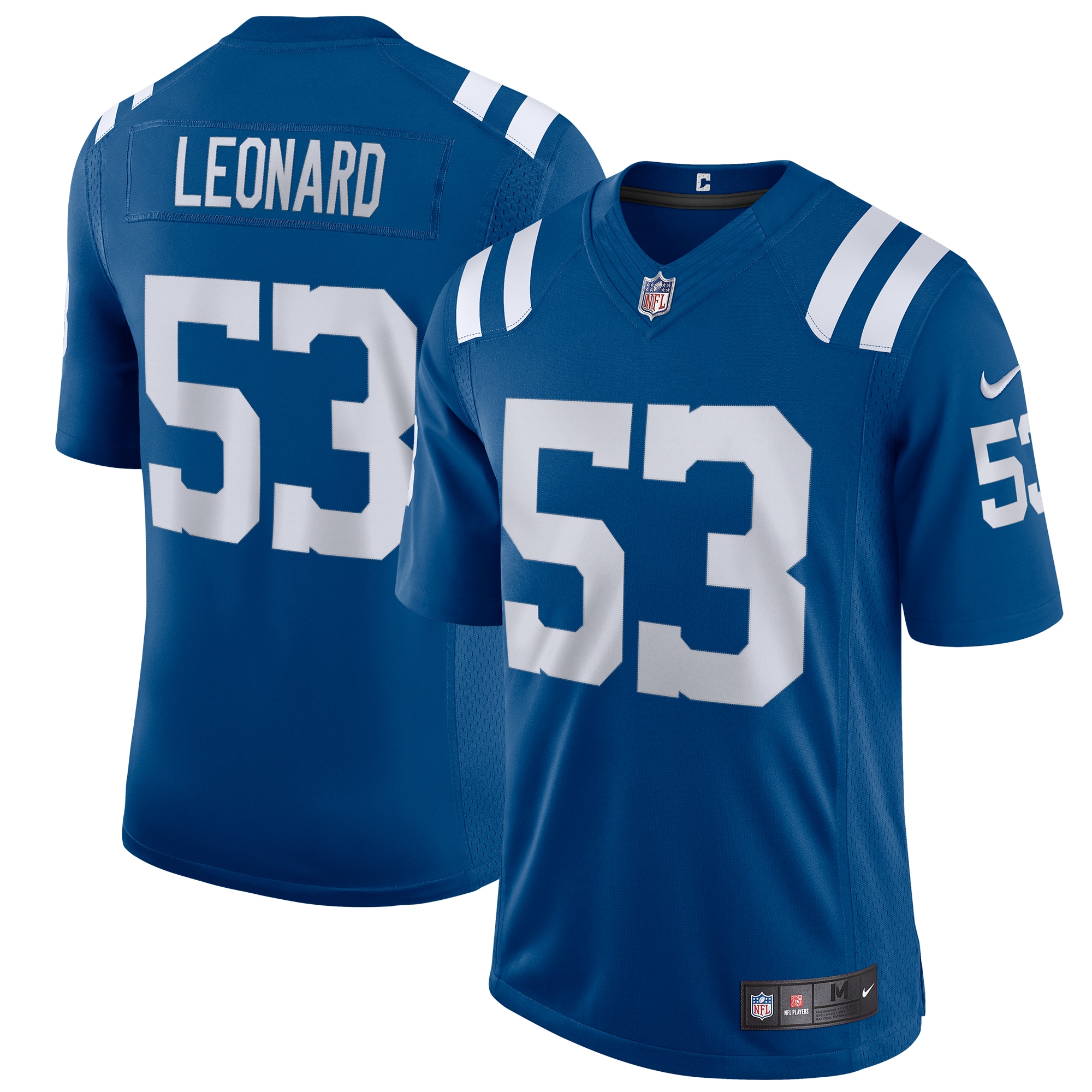 Indianapolis Colts Shaquille Leonard Royal Vapor Limited NFL Jersey Men's