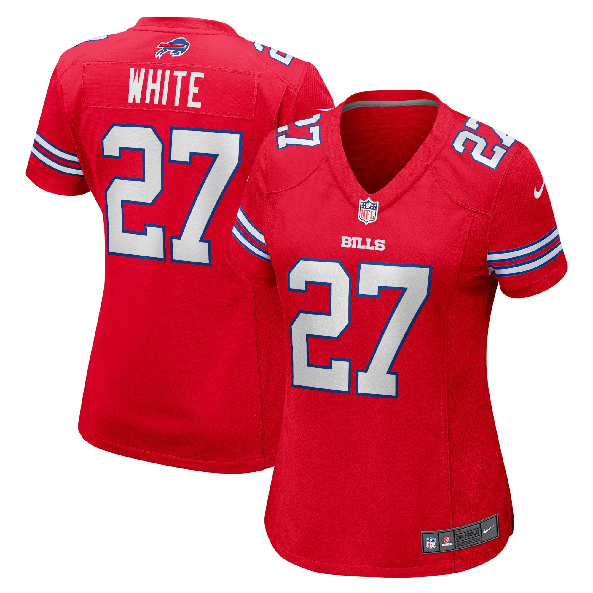 Buffalo Bills Tre'Davious White Red Game Player NFL Jersey Women's