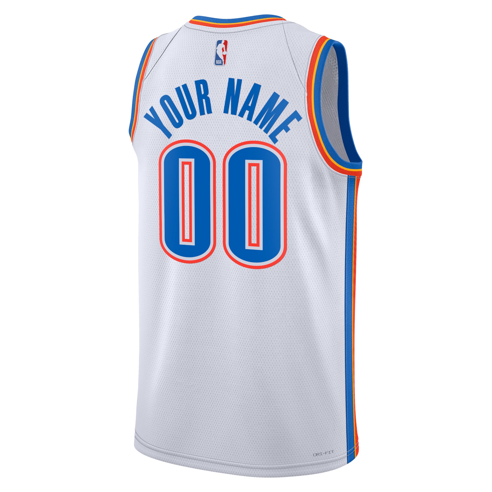 Oklahoma City Thunder Association Swingman Custom Unisex NBA Jersey Unisex