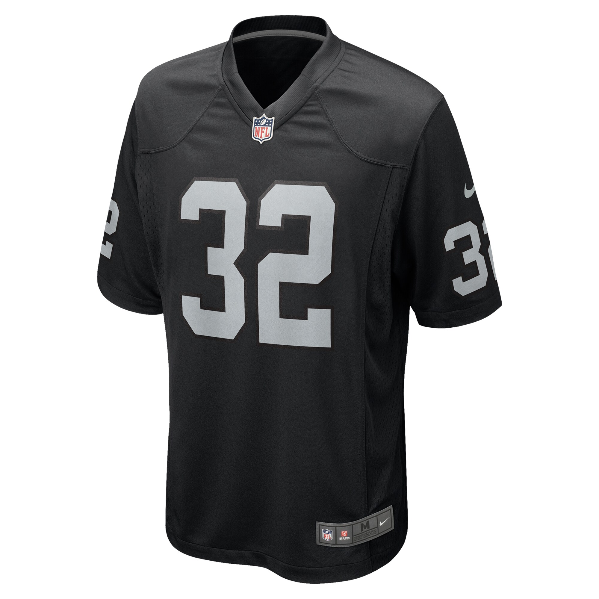 Las Vegas Raiders Tyreik McAllister Black Team Game NFL Jersey Men's